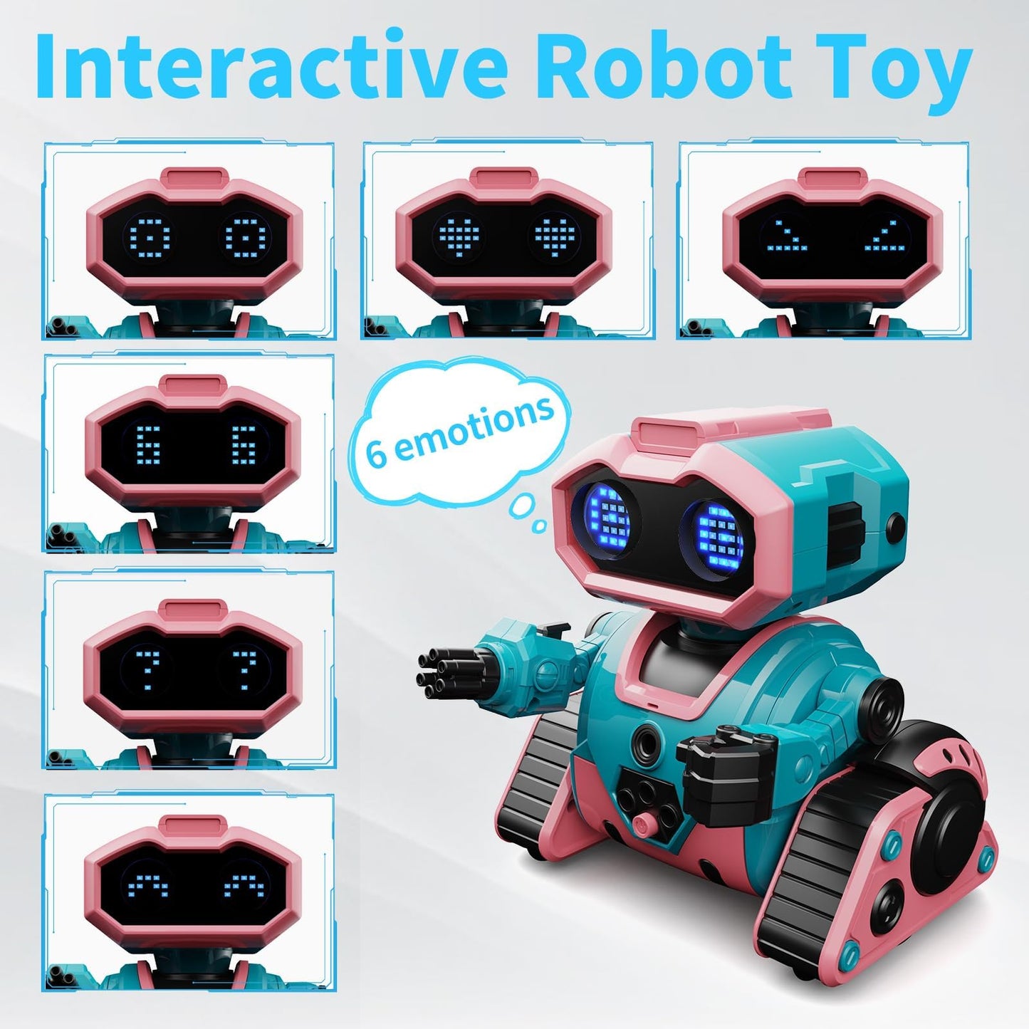 Robot Toys for Boys Girls,Rechargeable RC Robot
