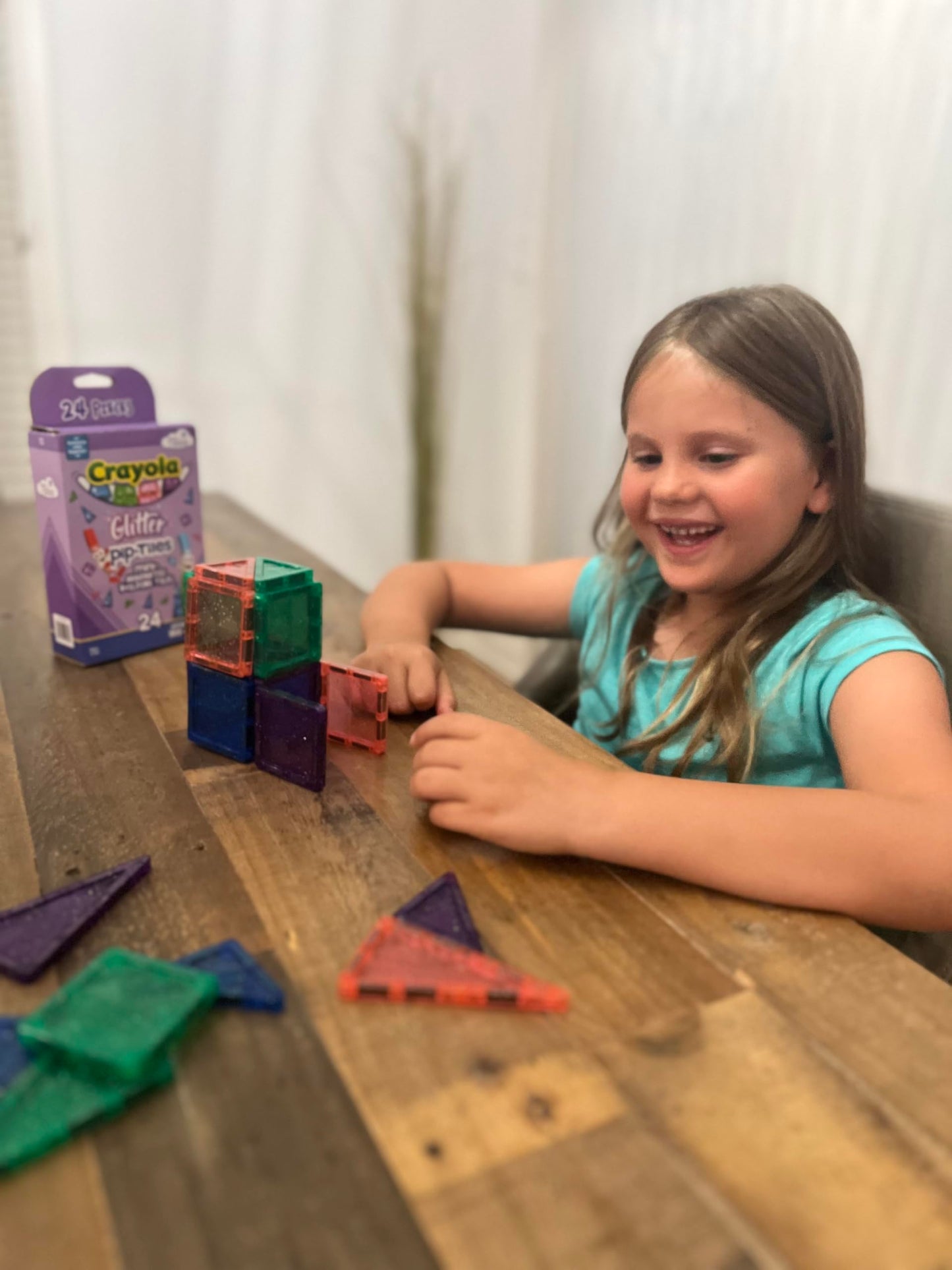 Crayola Mini Magnetic PIP-Tiles, Bold Colors