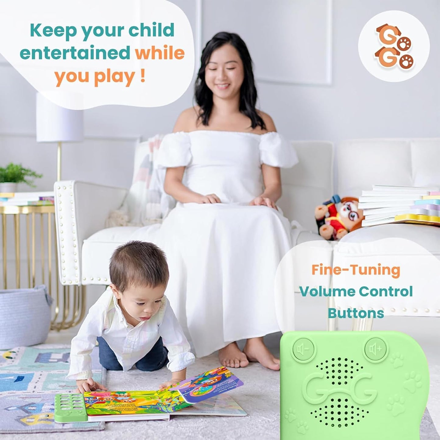 GO GO Creative Nursery Rhymes: Nursery Rhyme Books, Sound Books, 9 Songs, Musical Books for Toddlers 1-3, Talking Books for Toddlers 1-3, Music Books for Toddlers 1-3, Baby Music Book