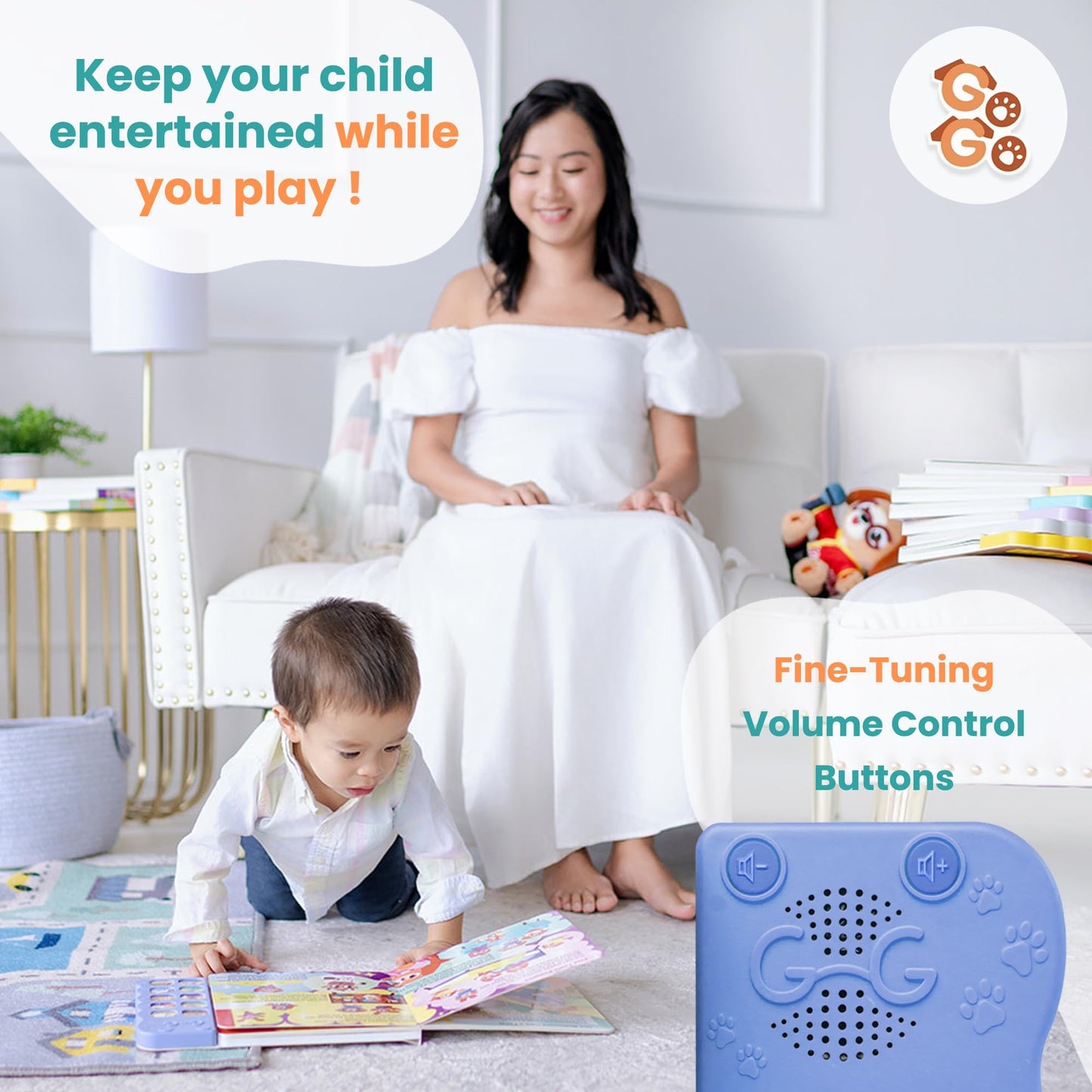 GO GO Creative Nursery Rhymes: Nursery Rhyme Books, Sound Books, 9 Songs, Musical Books for Toddlers 1-3, Talking Books for Toddlers 1-3, Music Books for Toddlers 1-3, Baby Music Book