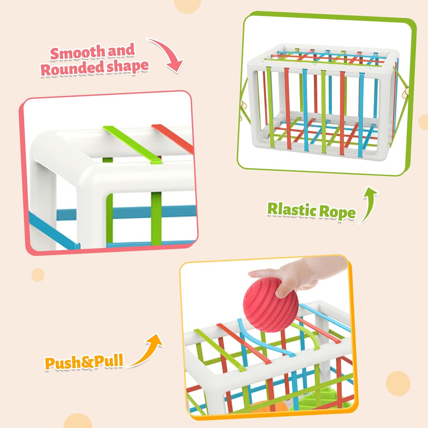 Multi Sensory Shape Montessori Toys