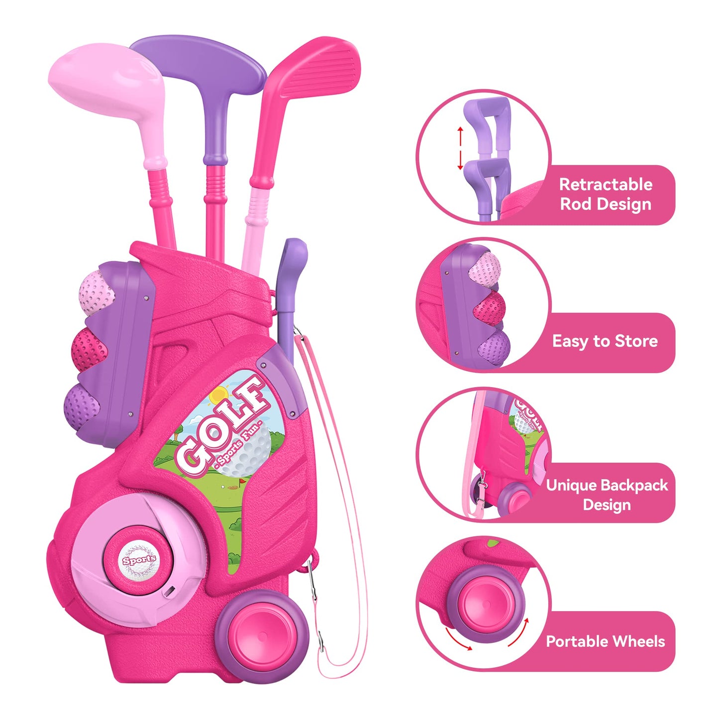 Indoor and Outdoor Golf Toys
