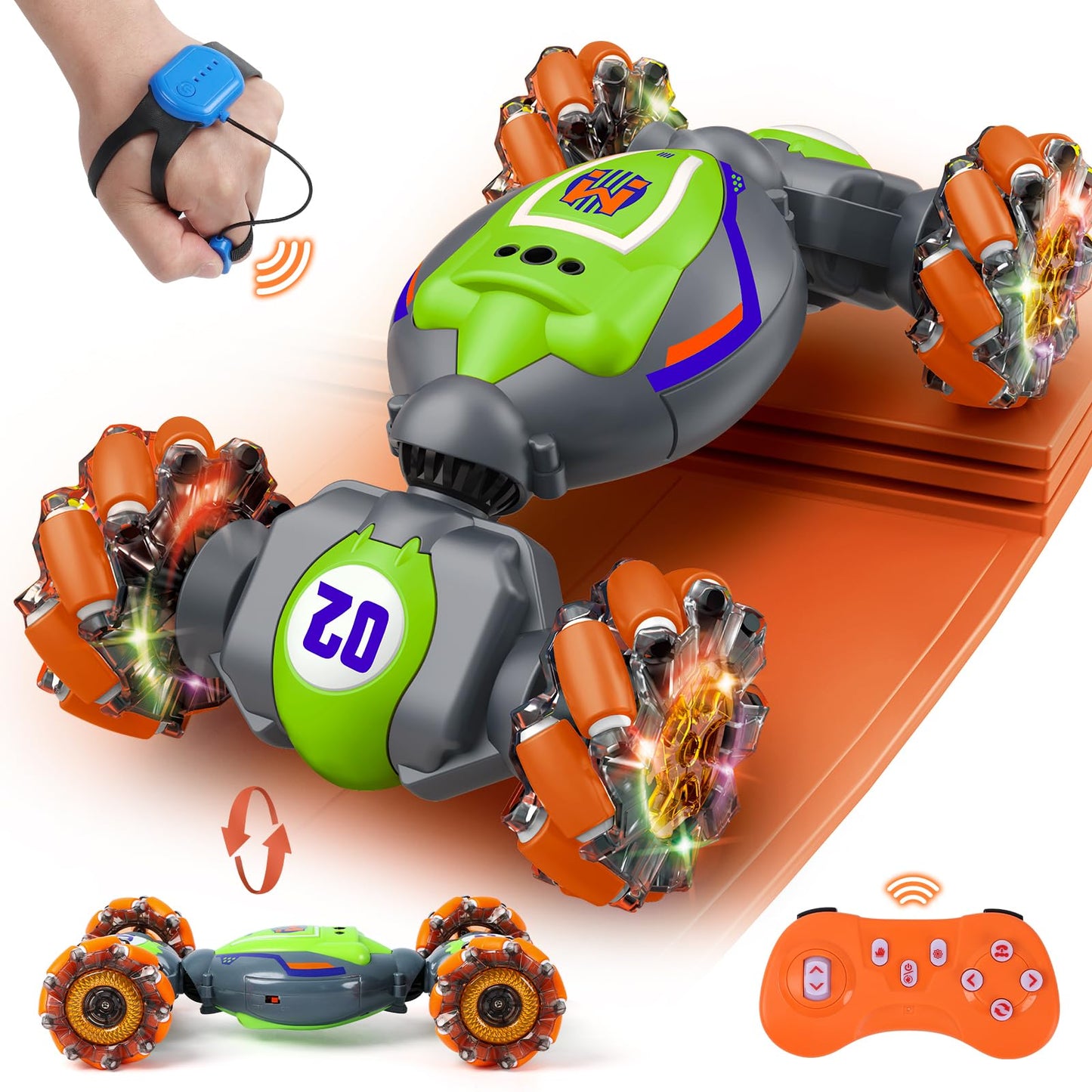Gesture Sensing RC Stunt Car | Birthday gift for kids