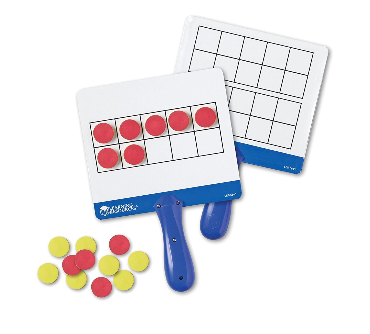 Learning Resources Connecting Ten-Frame Trays, 165 Pieces