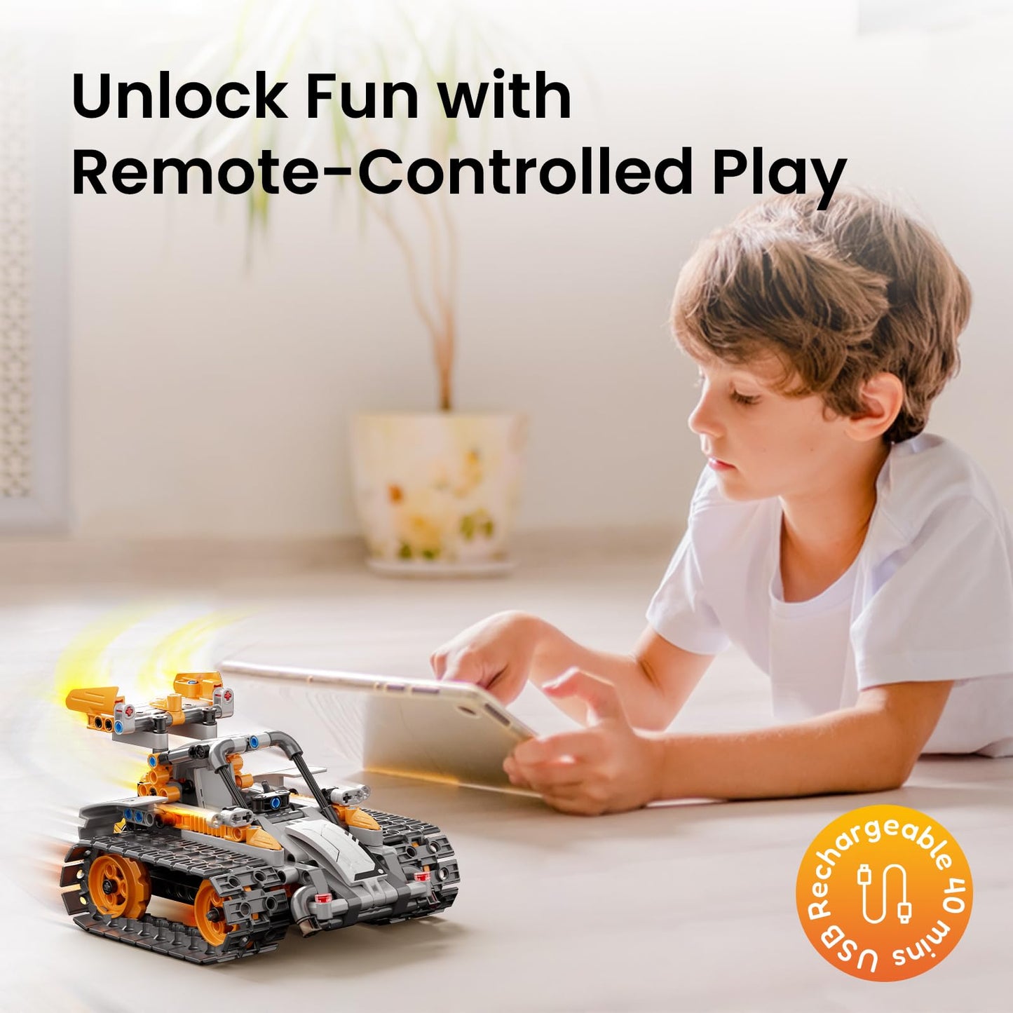 Robot Building Kit with Remote Control