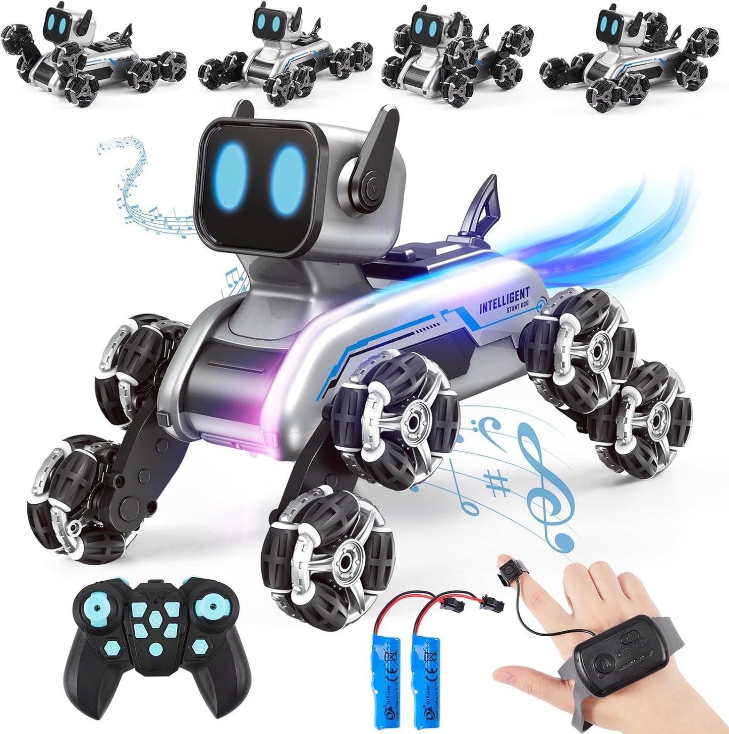 Remote Control Robot Dog Toy for Kids,
