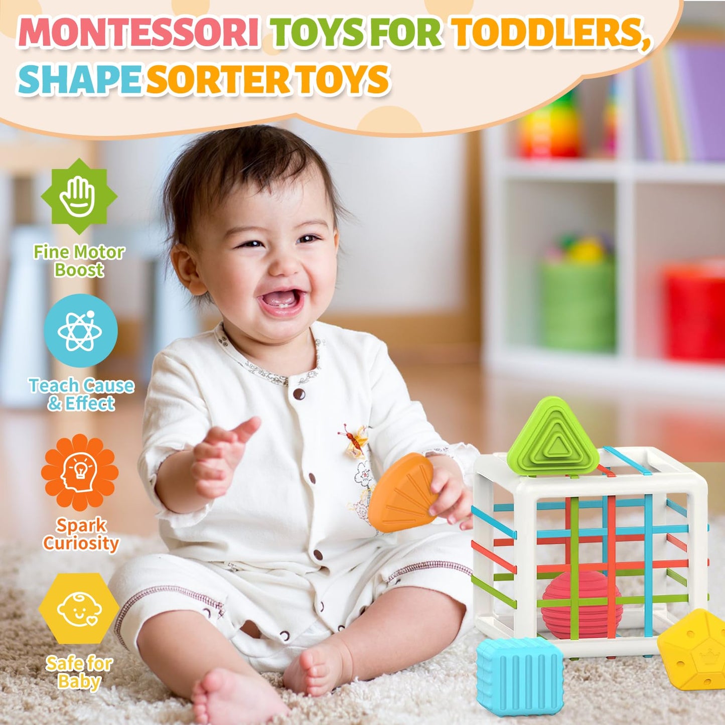Multi Sensory Shape Montessori Toys