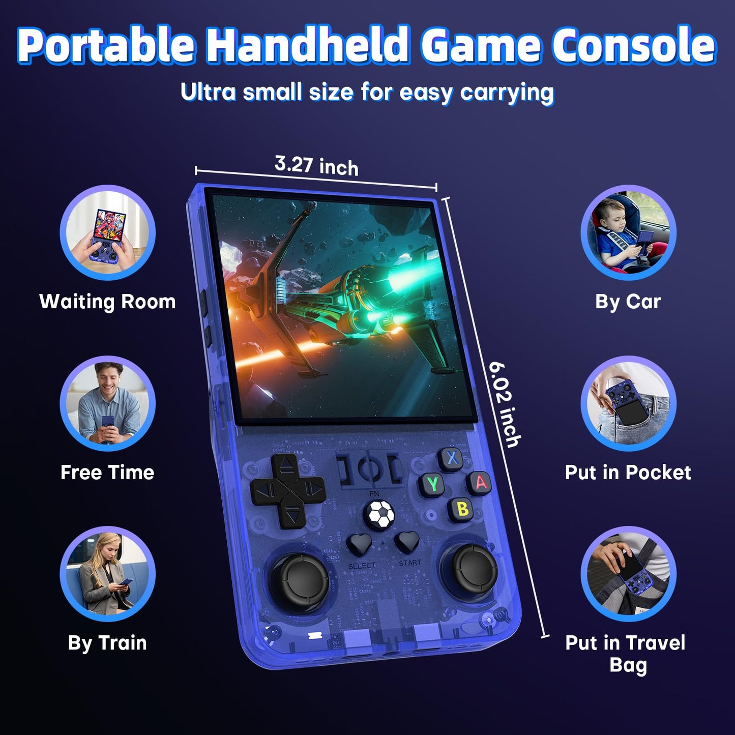 R36 Max Retro Gaming Console