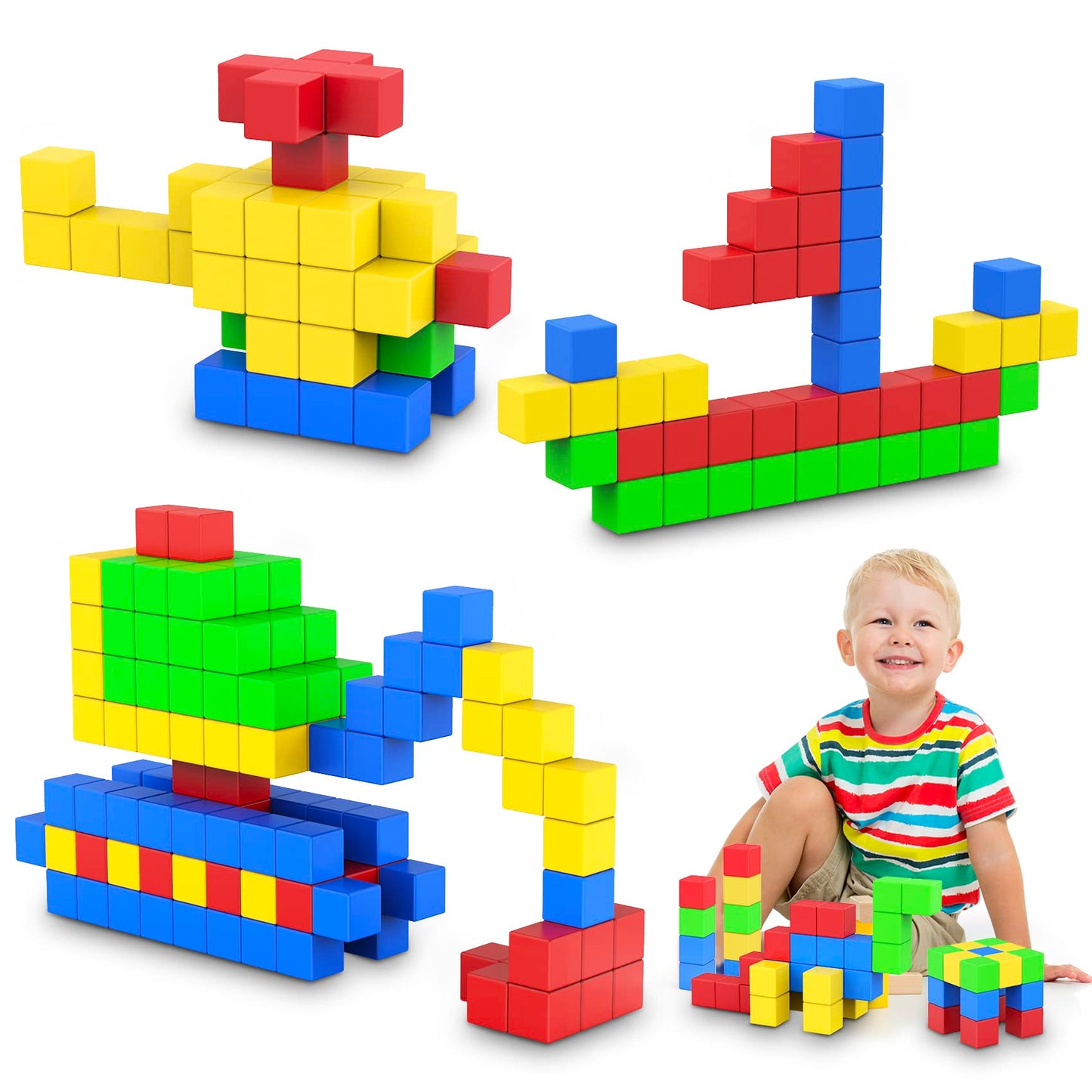 Magnetic Building Blocks Sensory Toys