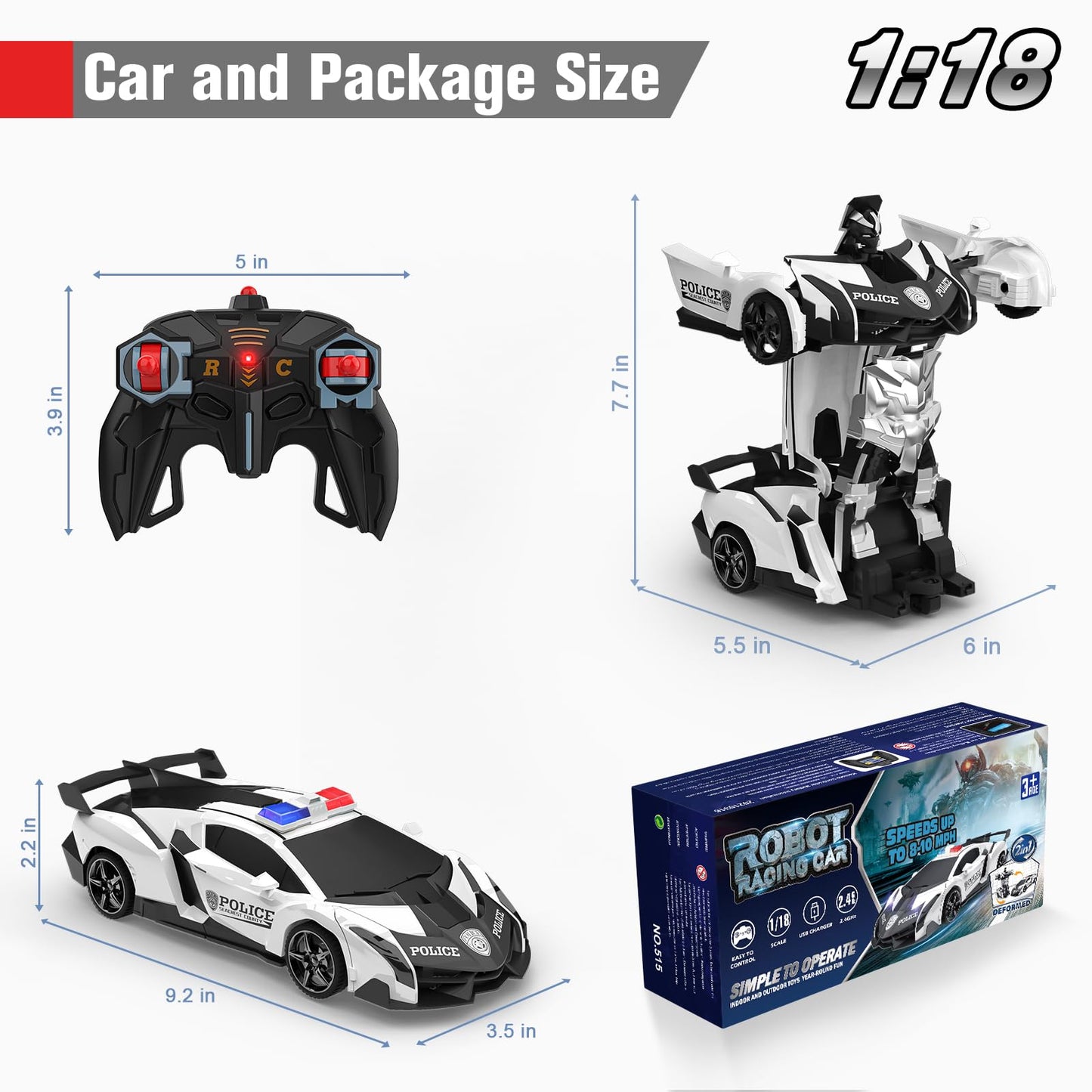 BLUEJAY Transform Rc Cars