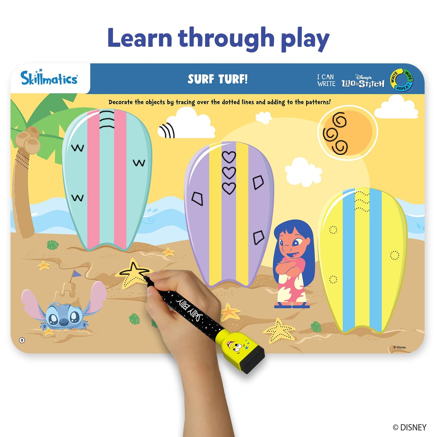 Skillmatics Search and Find Disney Princess Educational Game - Reusable Preschool Learning Activities, Perfect for Toddlers & Kids Who Love Toys, Art & Crafts, Gifts for Boys & Girls Ages 3, 4, 5, 6