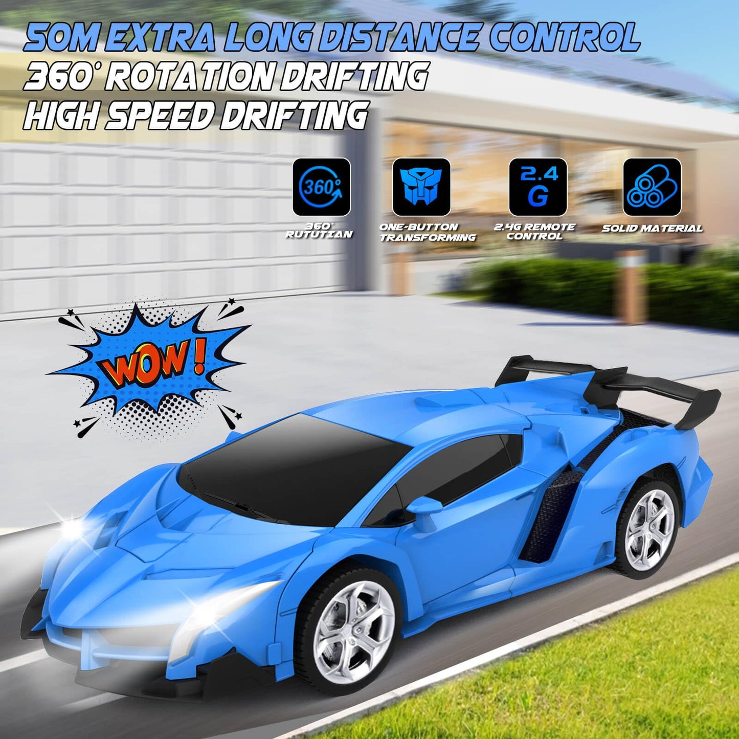 Transform Remote Control Car Toy for Kids