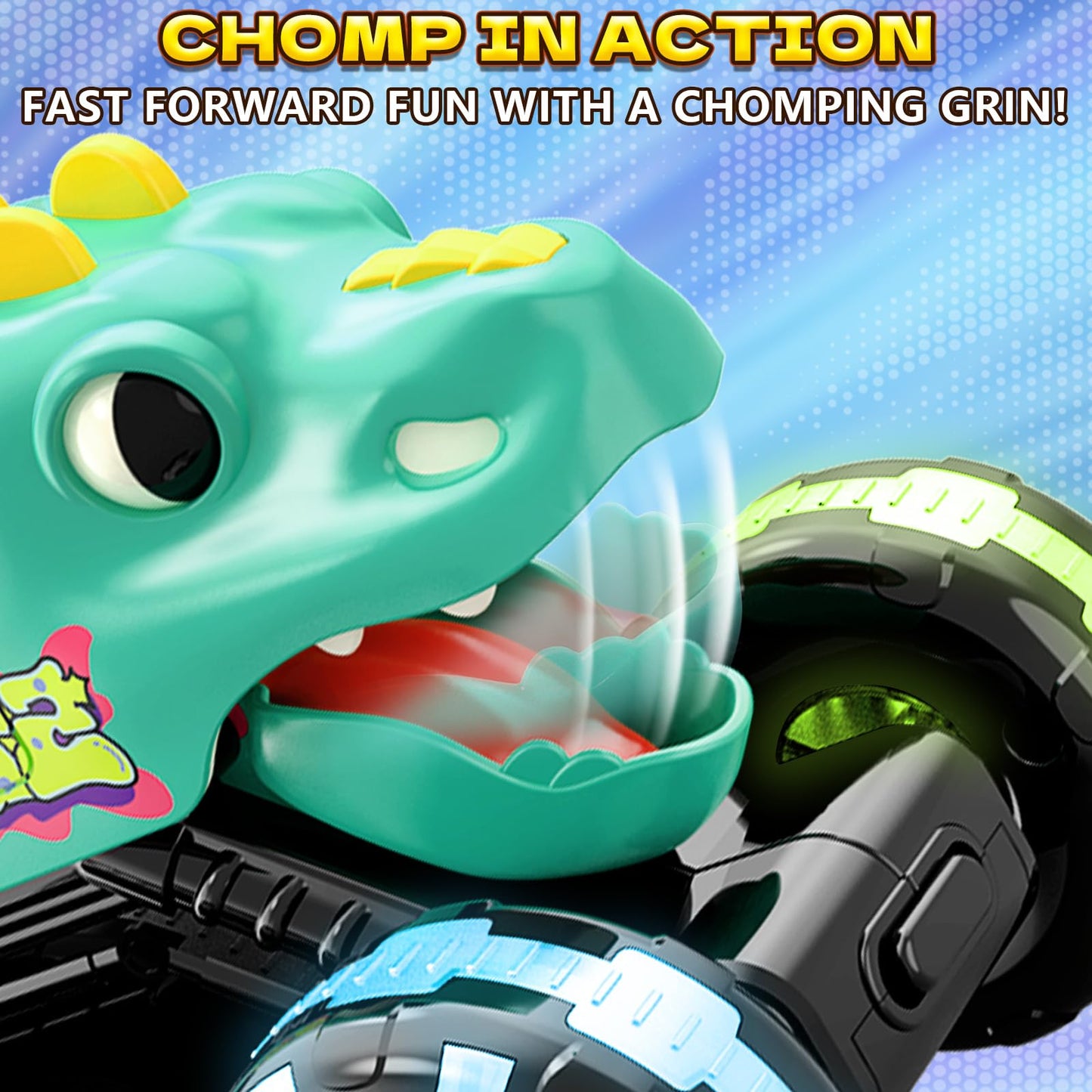 3 Pack Monster Truck Dinosaur Car Toys