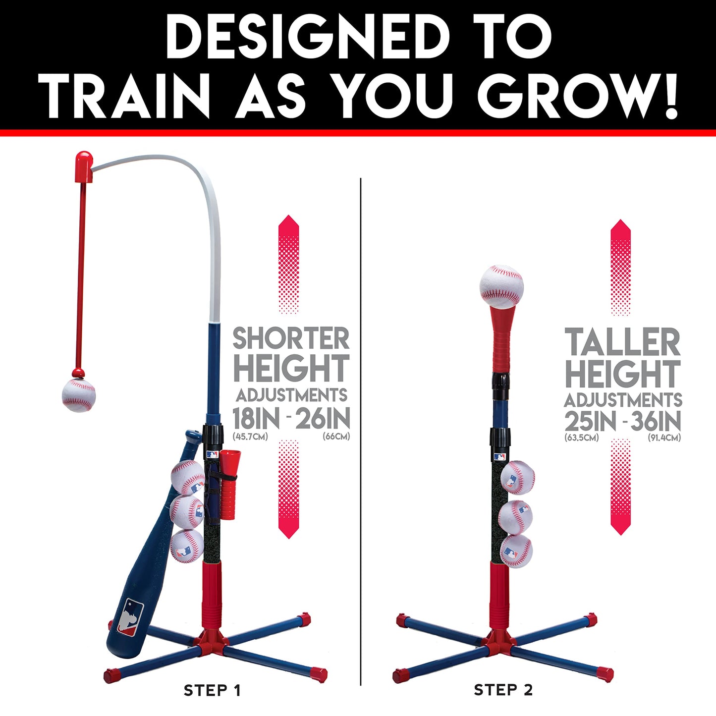 Baseball Batting Tee + Stand Set