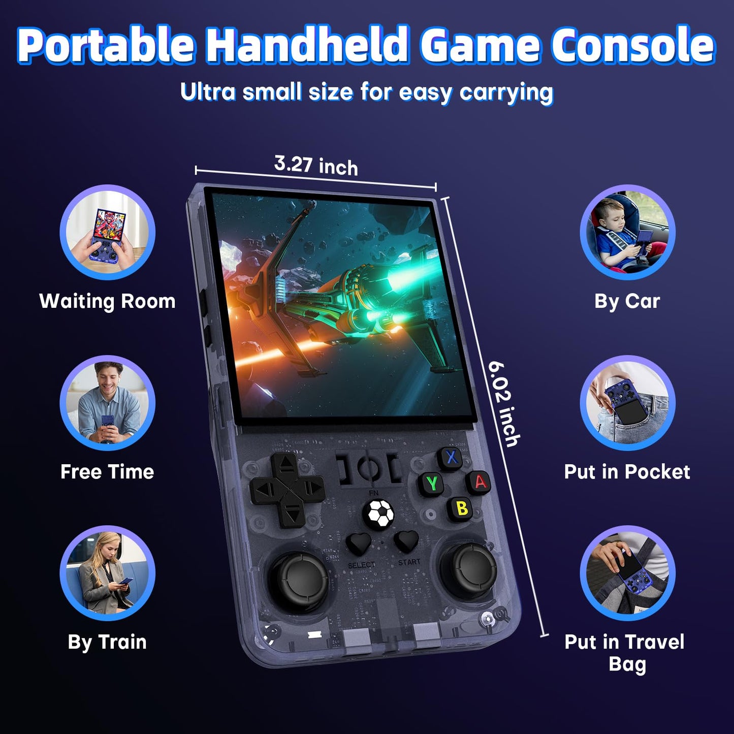 R36 Max Retro Gaming Console