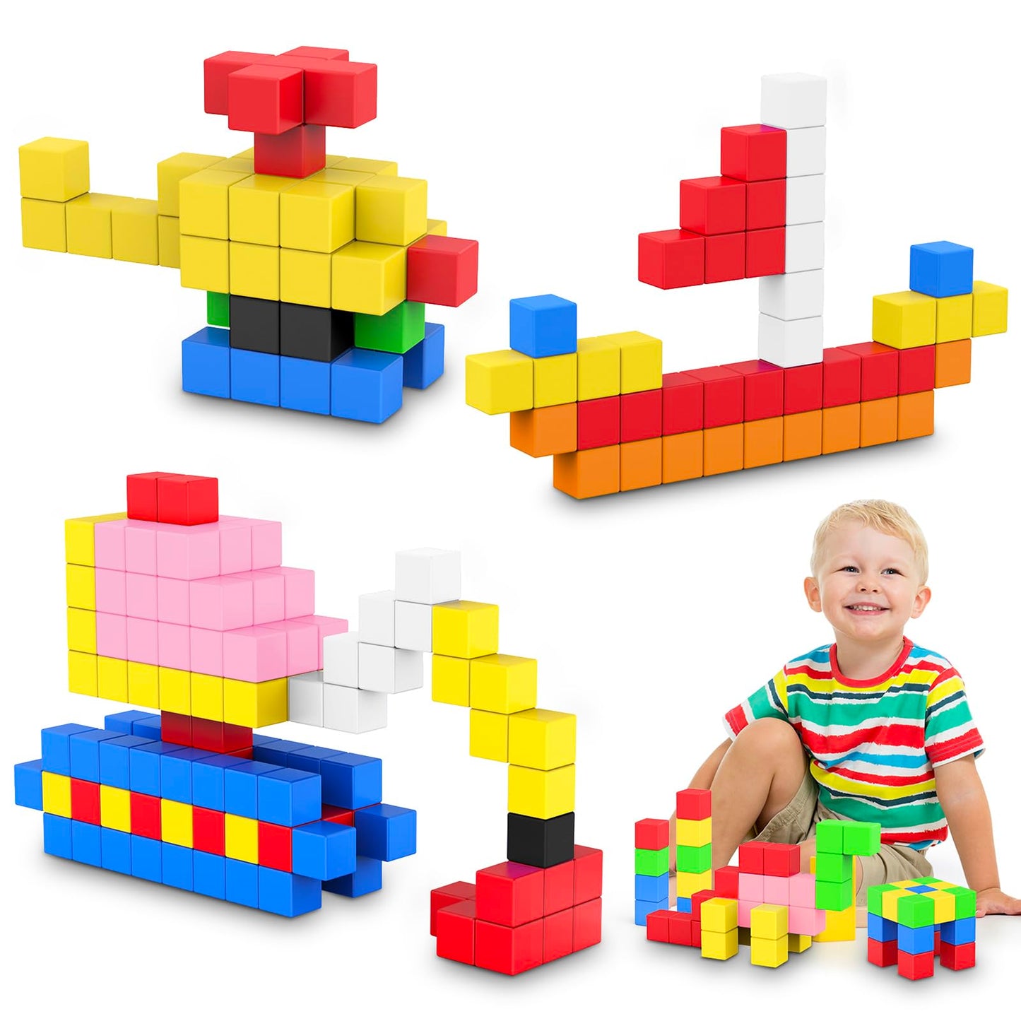 Magnetic Building Blocks Sensory Toys