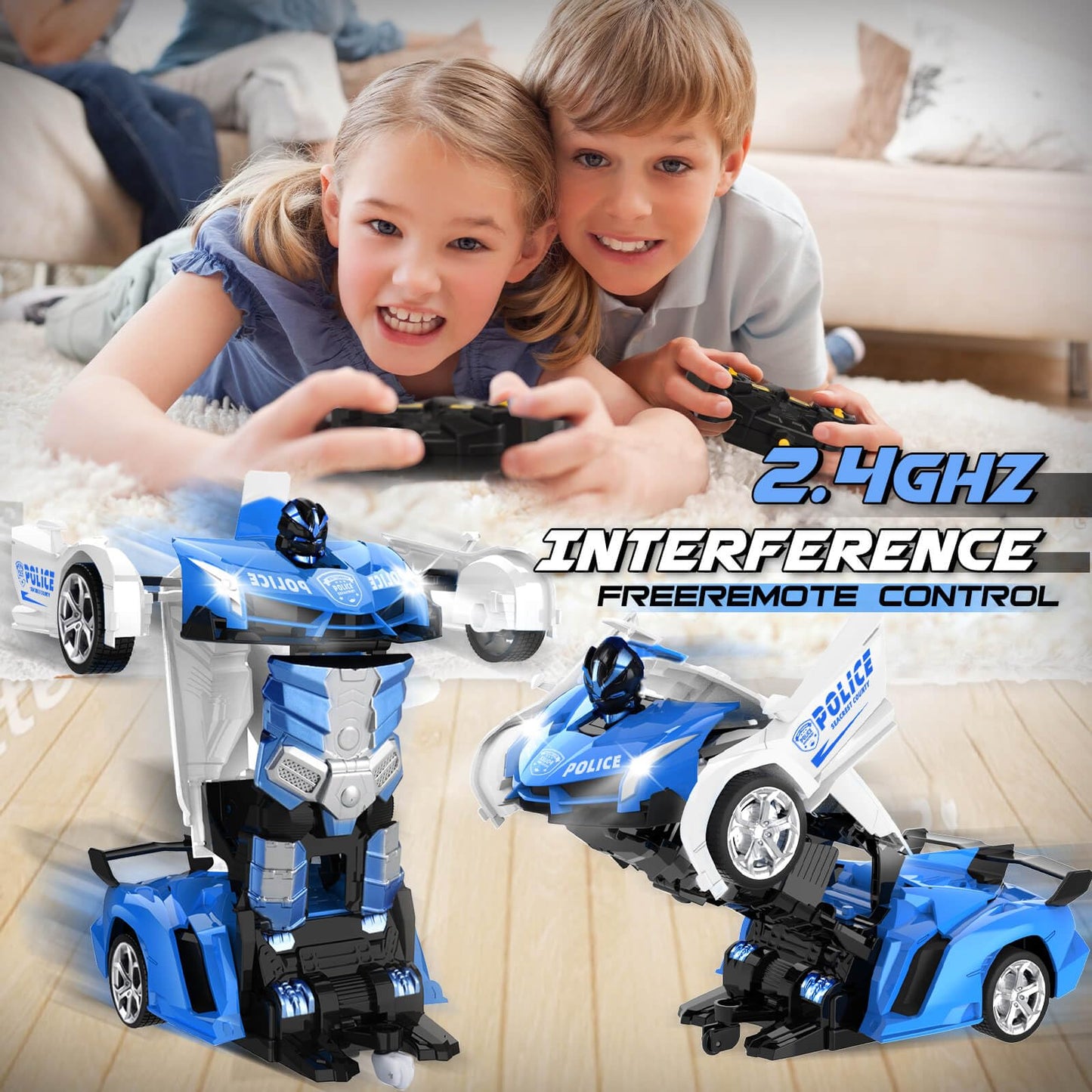 Transform Remote Control Car Toy for Kids