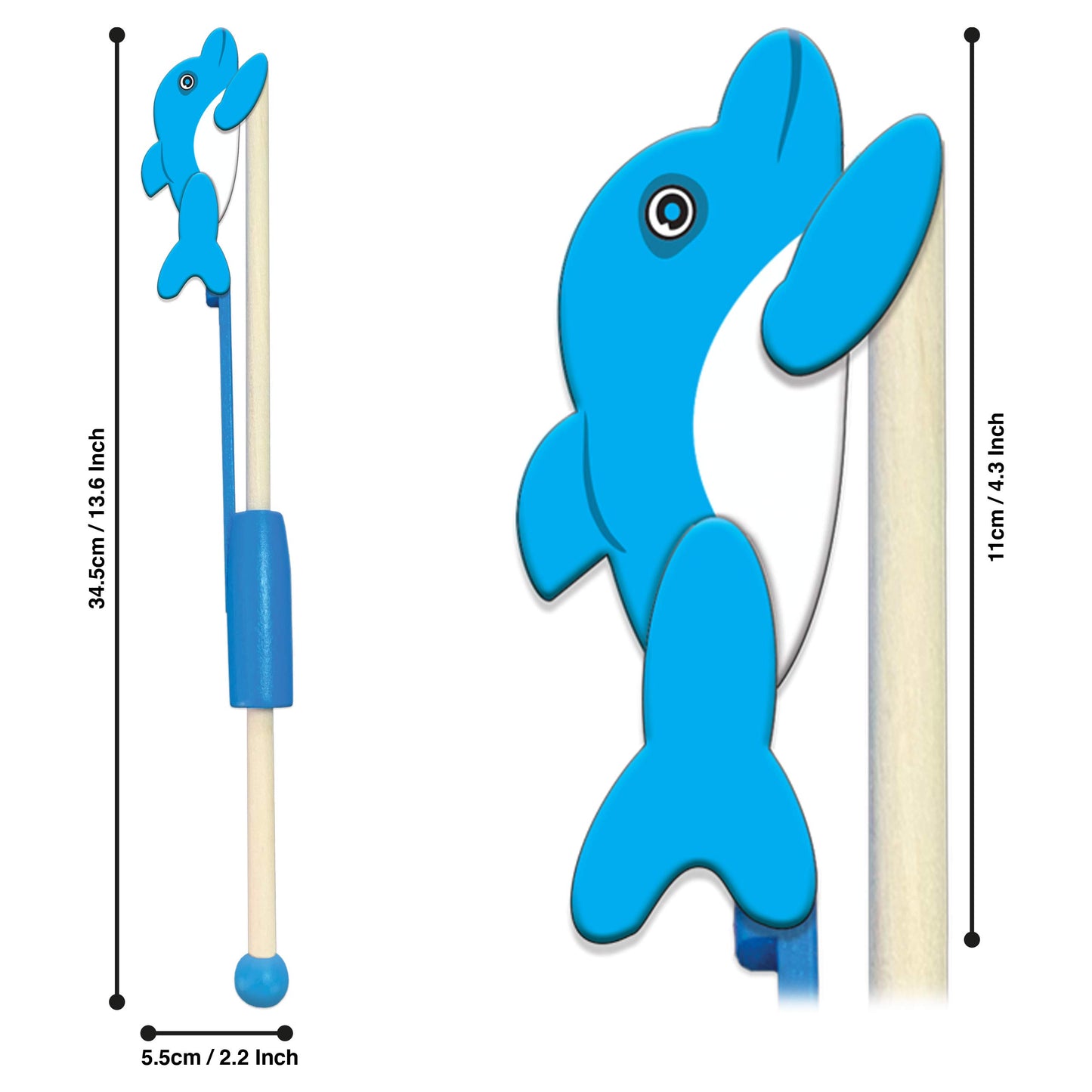 Giraffe from Deluxebase. Traditional Acrobatic Wooden Toy