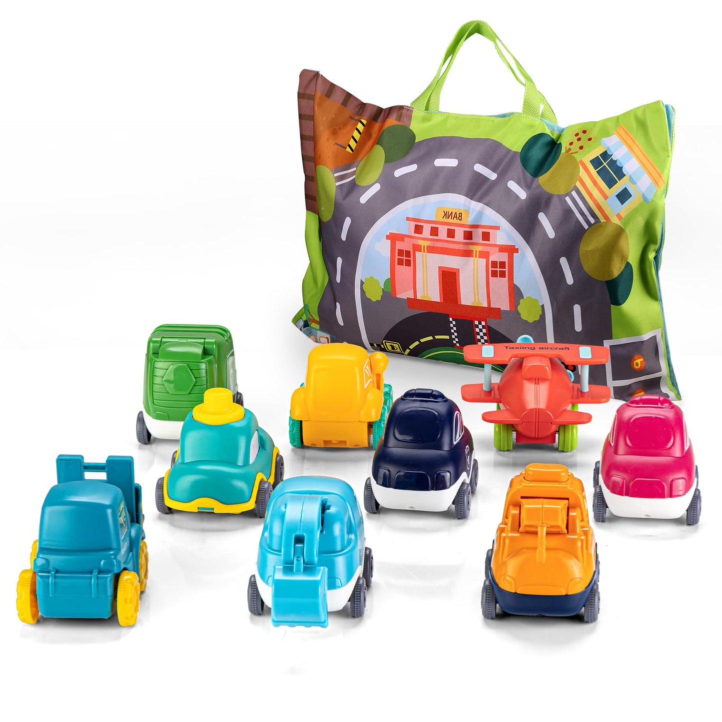 Baby Cranes Car Toys with Playmat