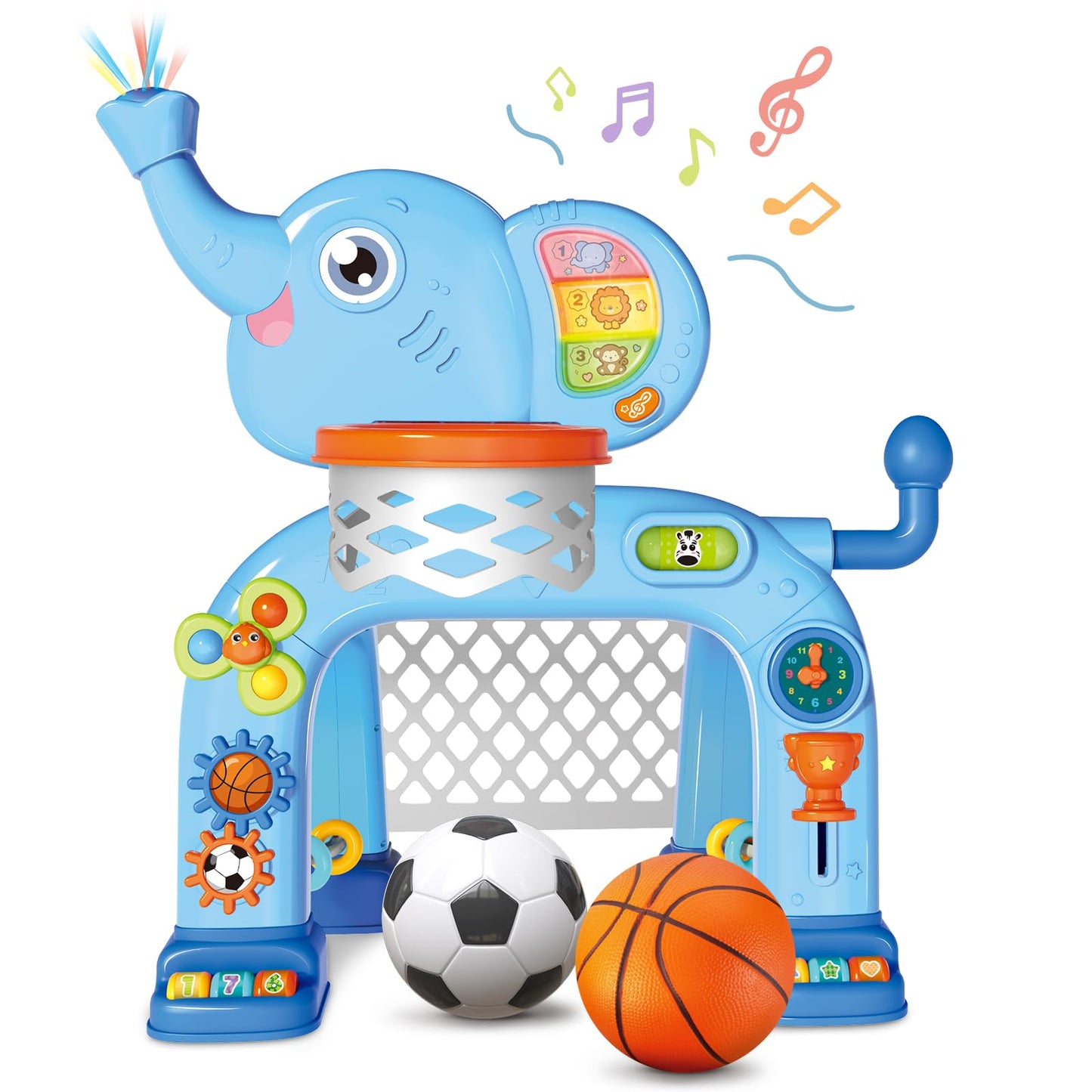 Shemira Toddler Basketball Hoop & Soccer