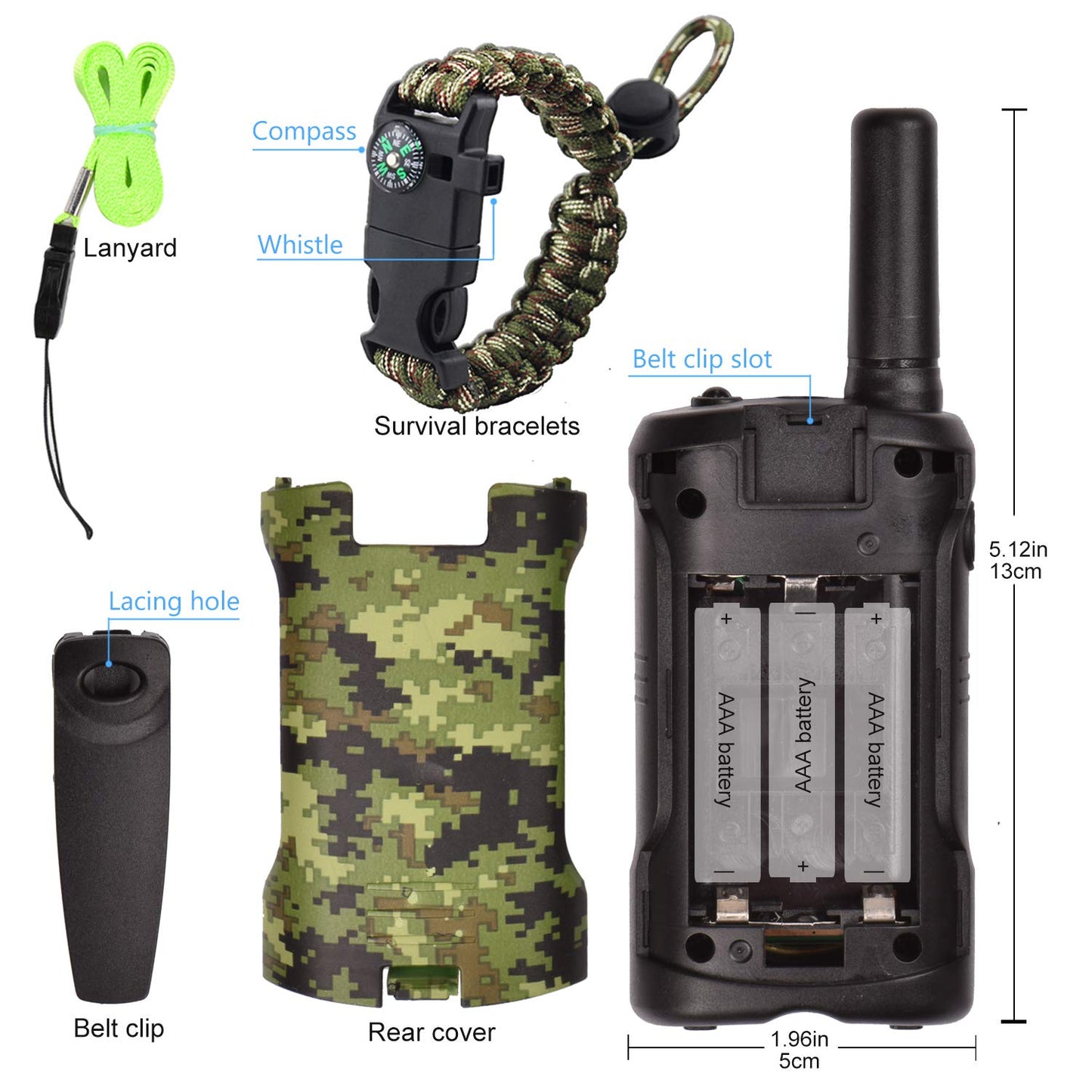 Handheld Walkie Talkies Durable Toy