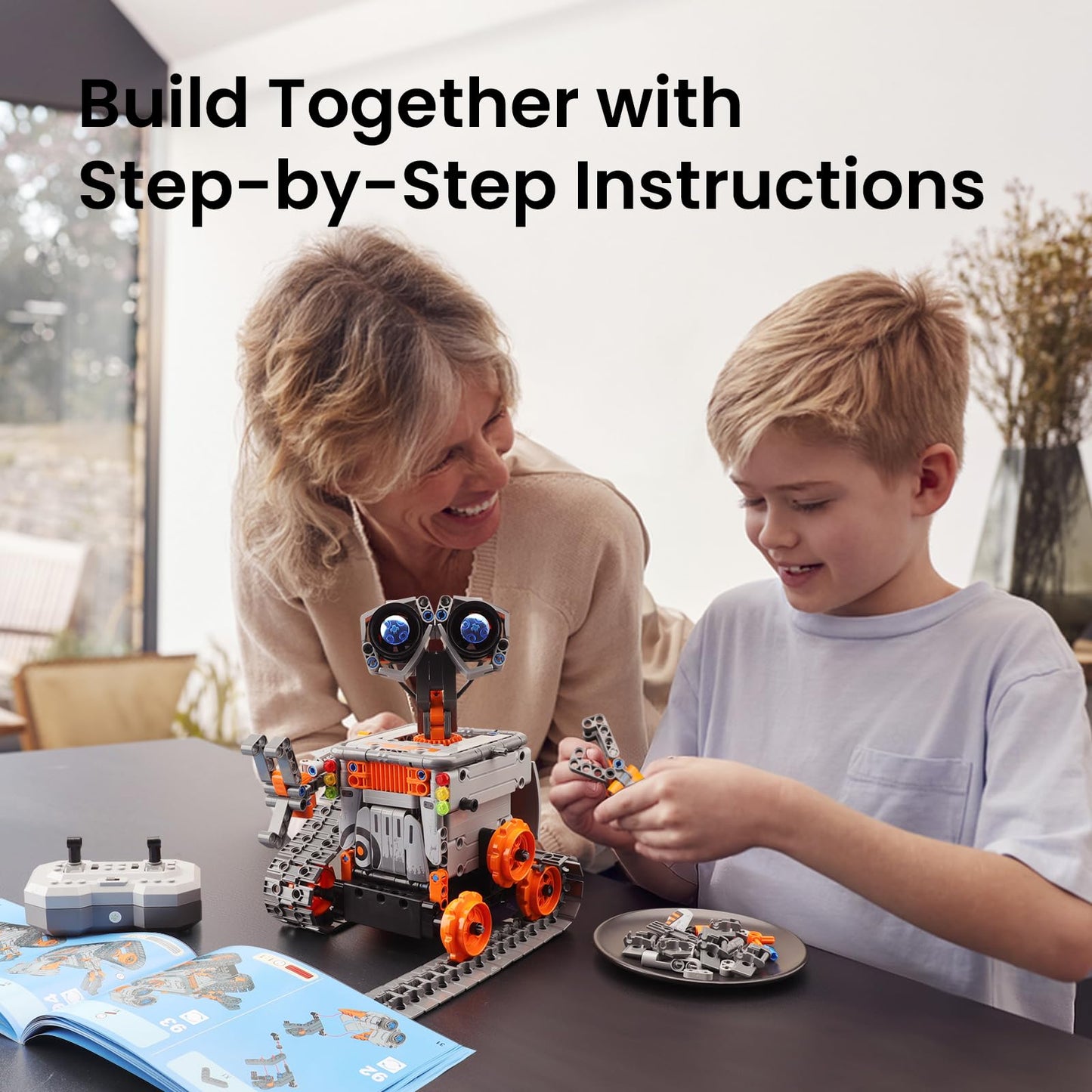 Robot Building Kit with Remote Control