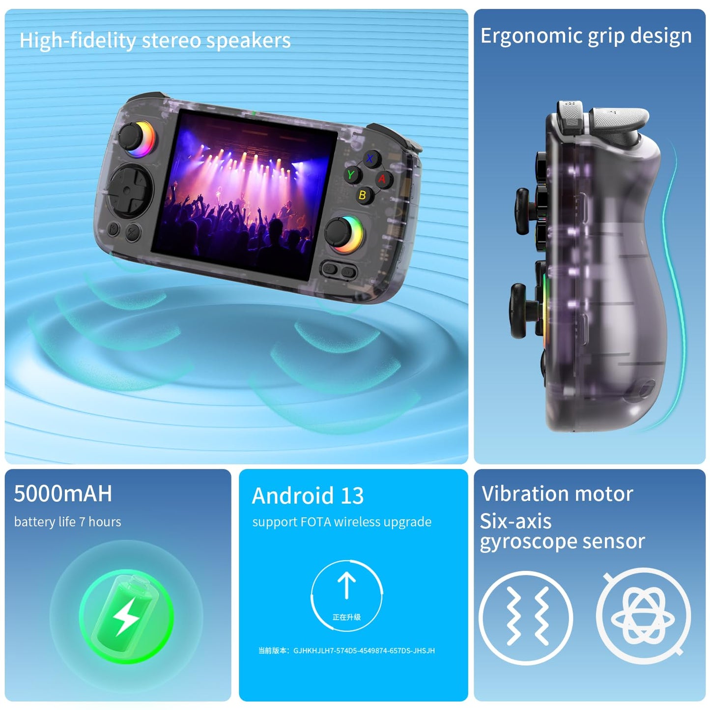 RG 406H Retro Handheld Game Console with 4-inch IPS Screen