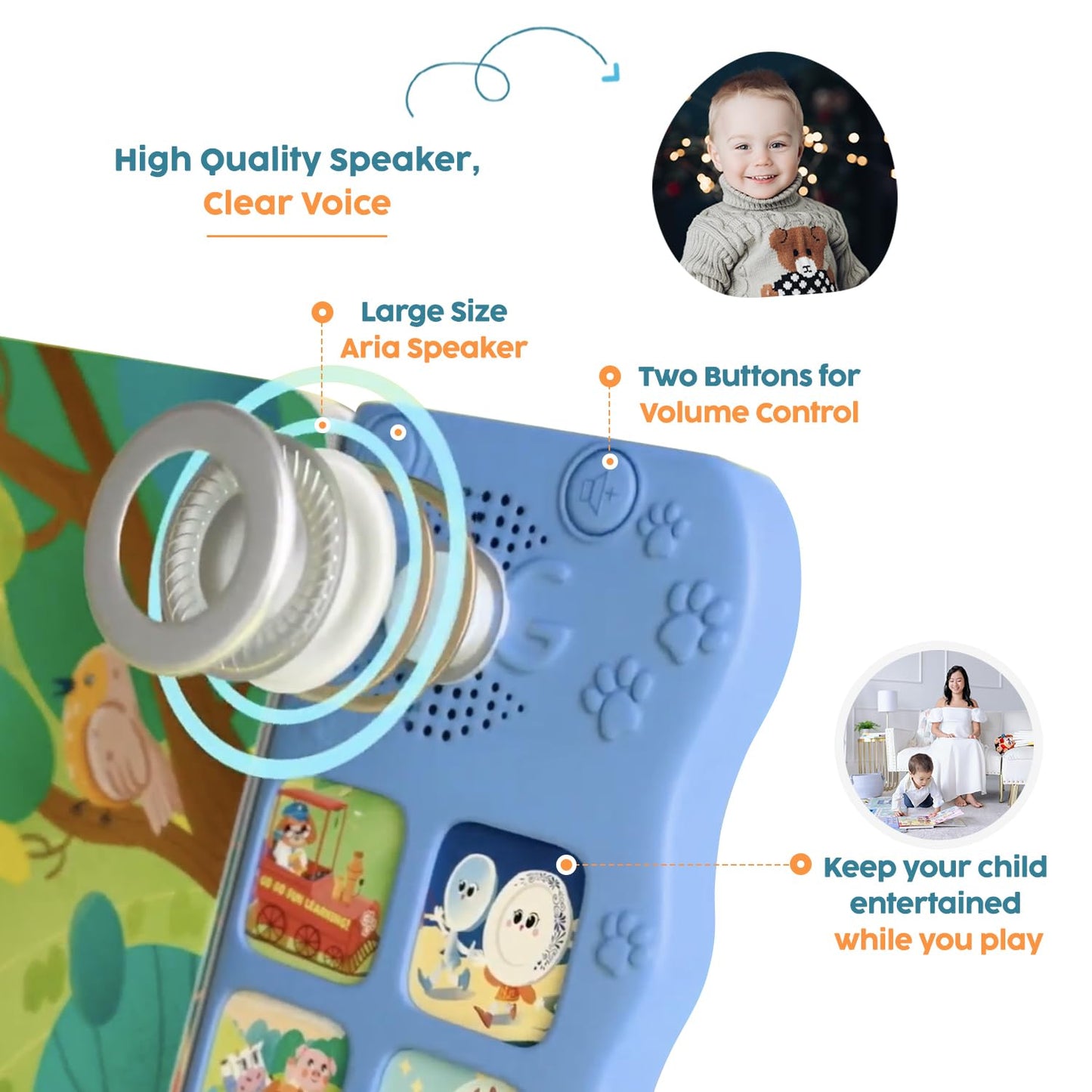 GO GO Creative Nursery Rhymes: Nursery Rhyme Books, Sound Books, 9 Songs, Musical Books for Toddlers 1-3, Talking Books for Toddlers 1-3, Music Books for Toddlers 1-3, Baby Music Book
