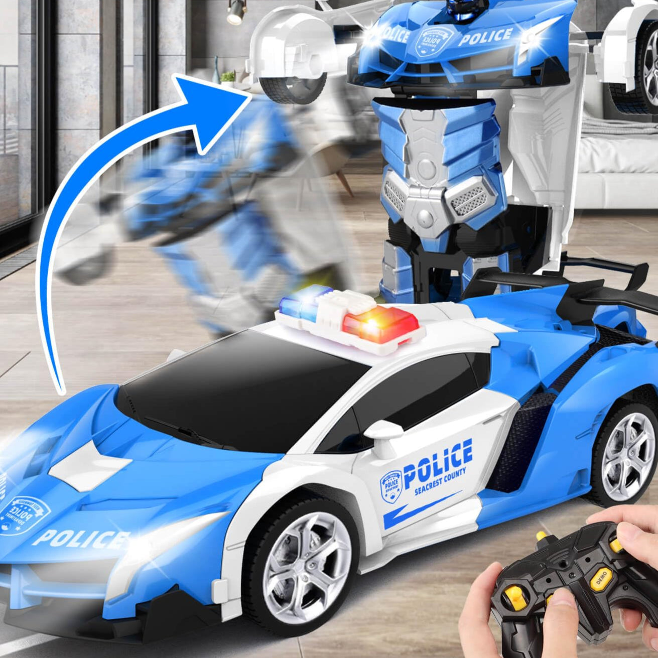 Transform Remote Control Car Toy for Kids