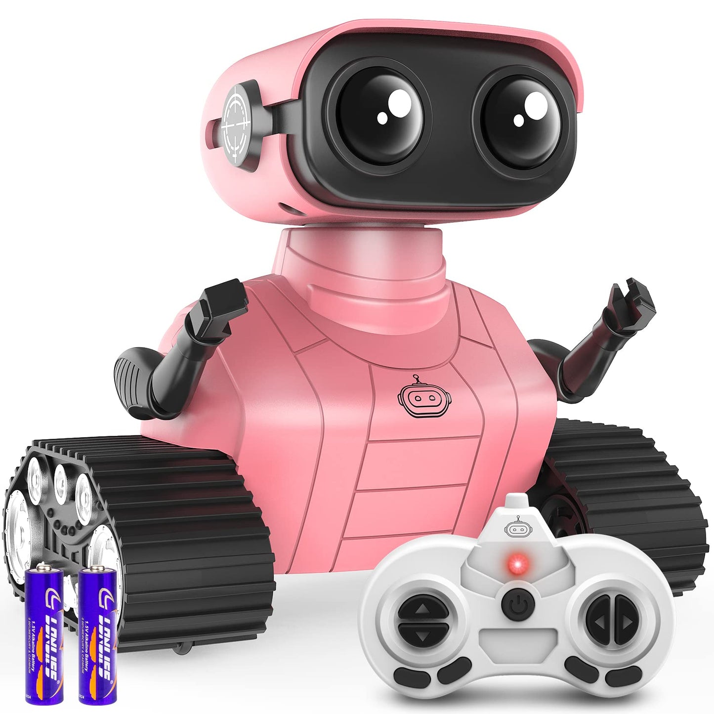 Hamourd Robot Toys for Boys Girls, Emo Robot with Walkie-Talkie Function, Gesture Sensing, Flexible Head & Arms, Programming Motion, Dance Moves, Music, Multi-Mode LED Eye, Toys for Ages