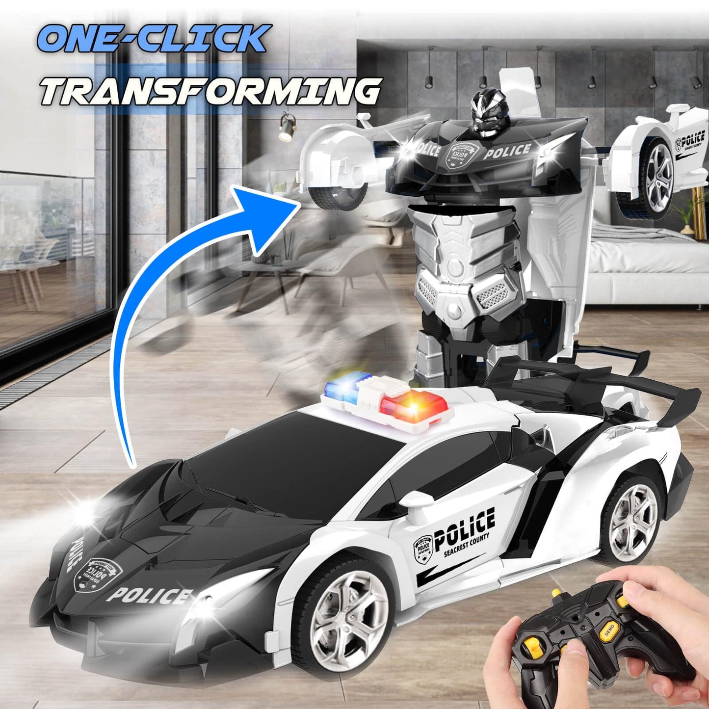 Transform Remote Control Car Toy for Kids