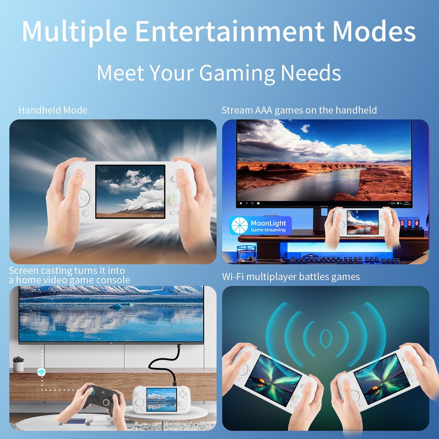 RG 406H Retro Handheld Game Console with 4-inch IPS Screen