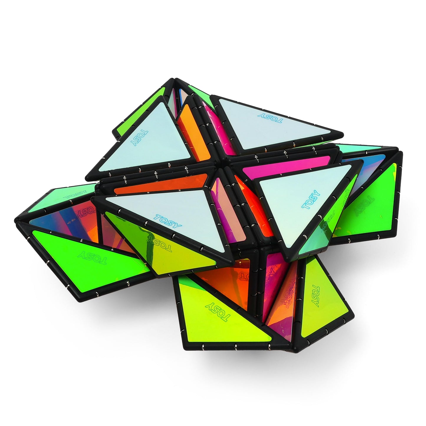 Magnets, Glowing, Holographic Pyramid Puzzle Game