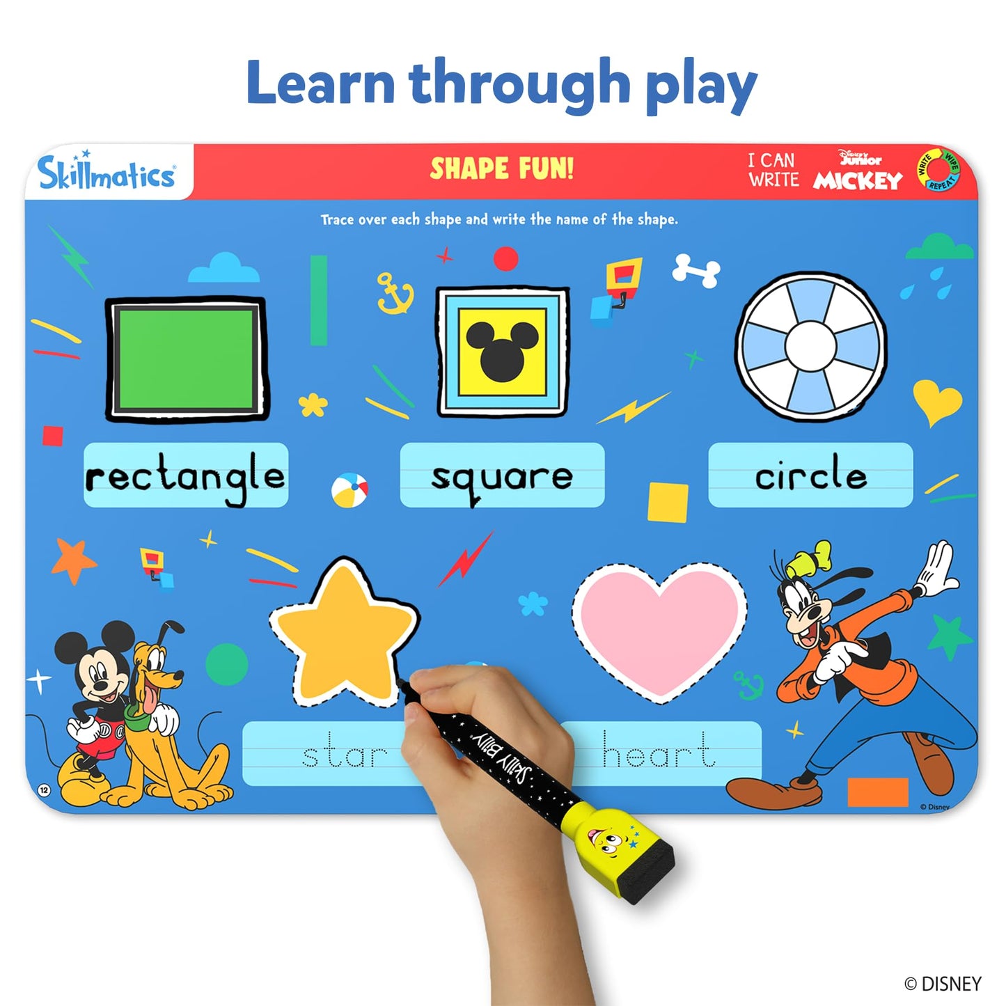 Skillmatics Search and Find Disney Princess Educational Game - Reusable Preschool Learning Activities, Perfect for Toddlers & Kids Who Love Toys, Art & Crafts, Gifts for Boys & Girls Ages 3, 4, 5, 6