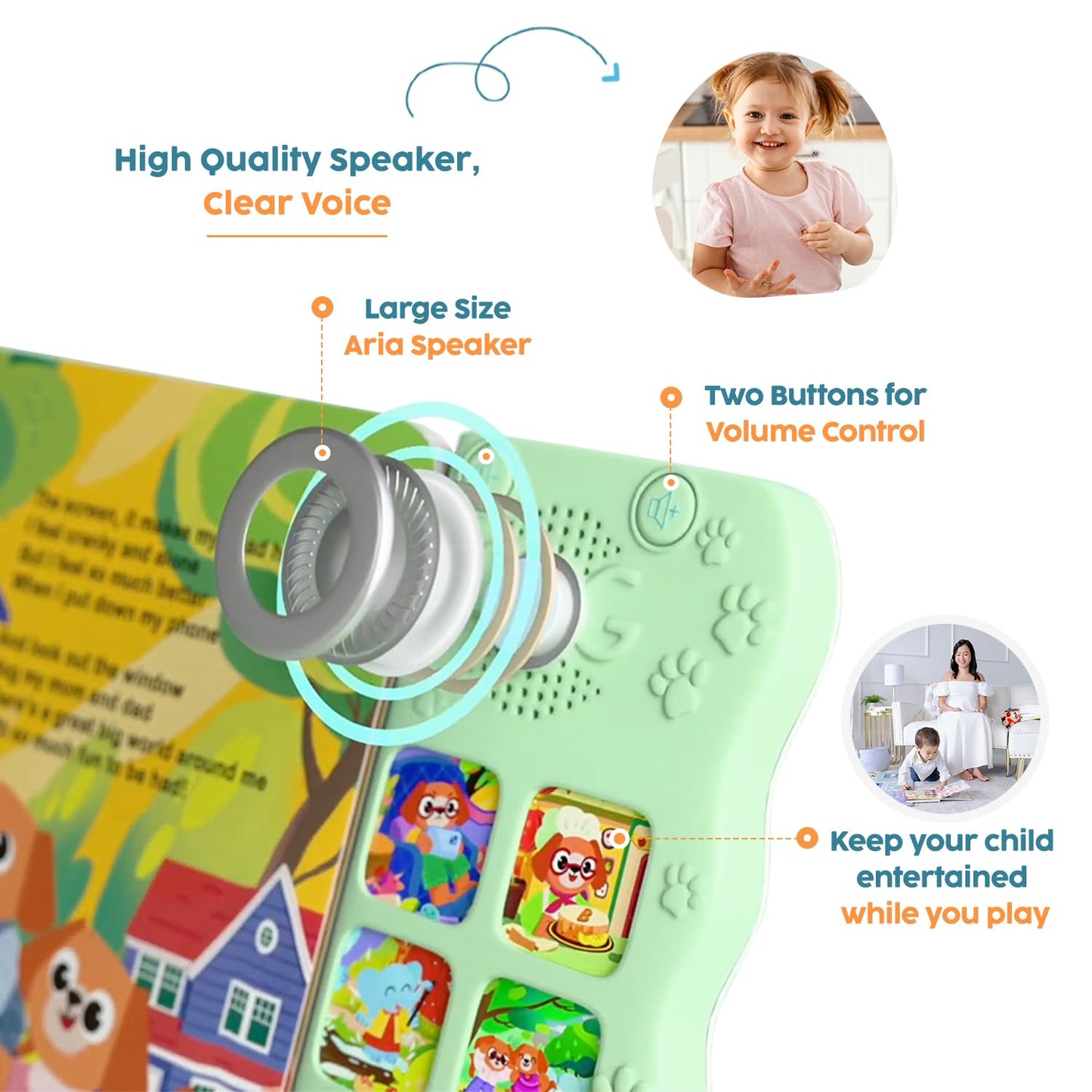 GO GO Creative Nursery Rhymes: Nursery Rhyme Books, Sound Books, 9 Songs, Musical Books for Toddlers 1-3, Talking Books for Toddlers 1-3, Music Books for Toddlers 1-3, Baby Music Book