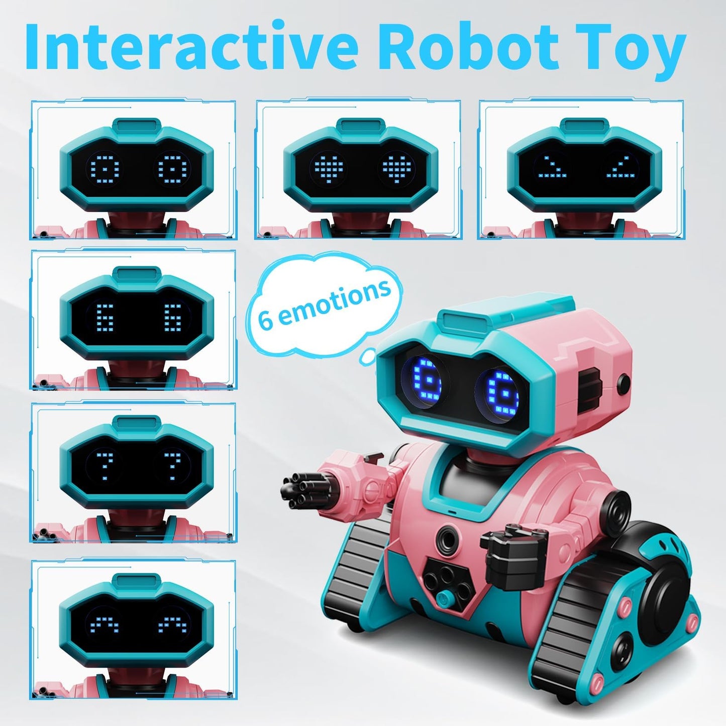 Robot Toys for Boys Girls,Rechargeable RC Robot