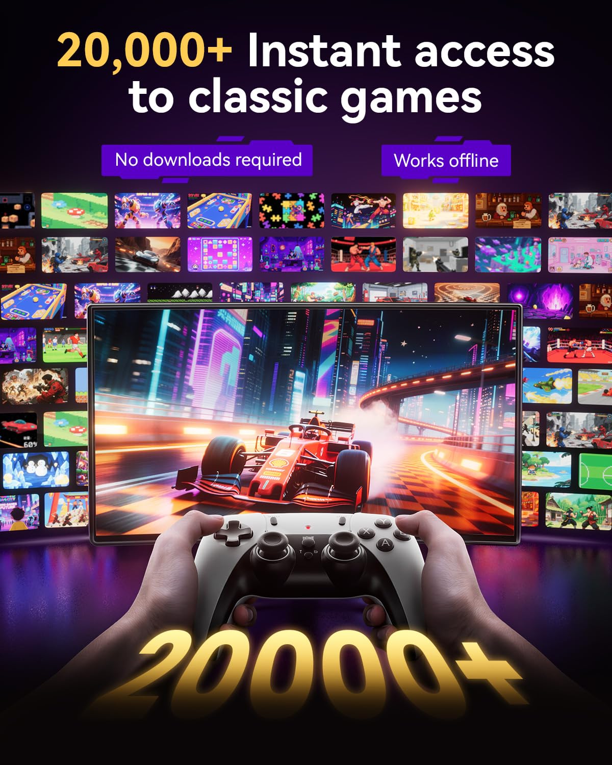 2025 Upgraded Retro Gaming Console Stick