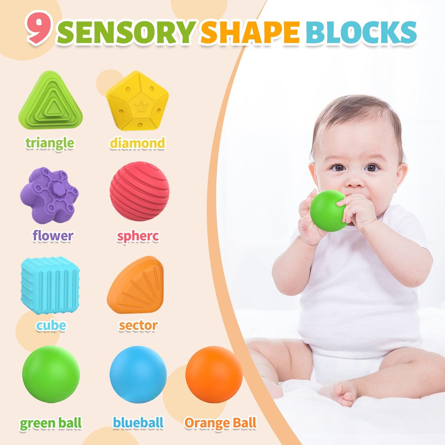 Multi Sensory Shape Montessori Toys