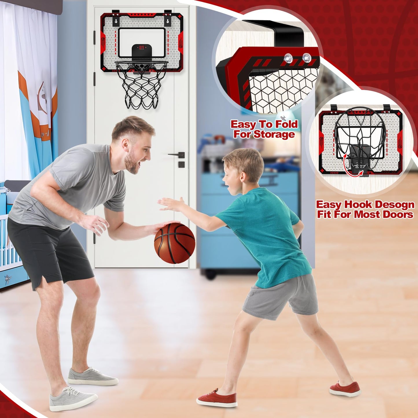 Indoor Basketball Hoop for Kids