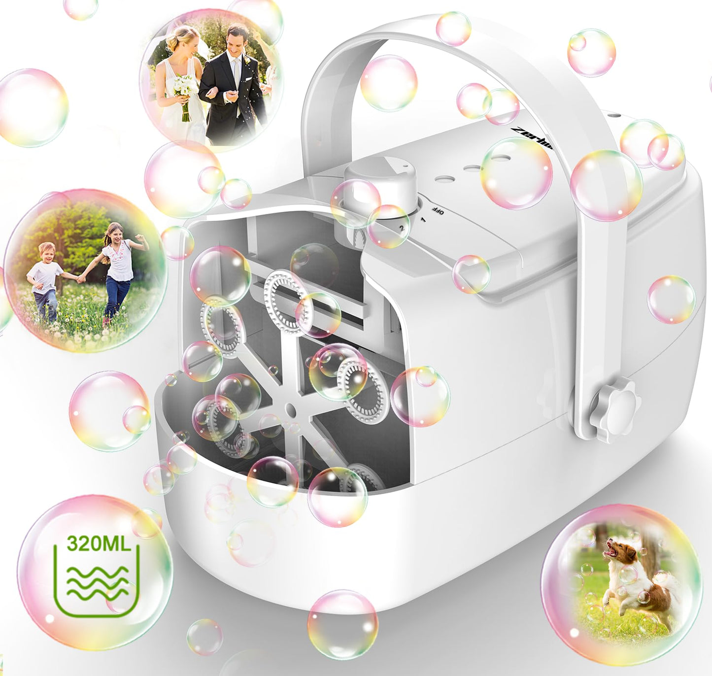 Bubble Machine Automatic Bubble Blower