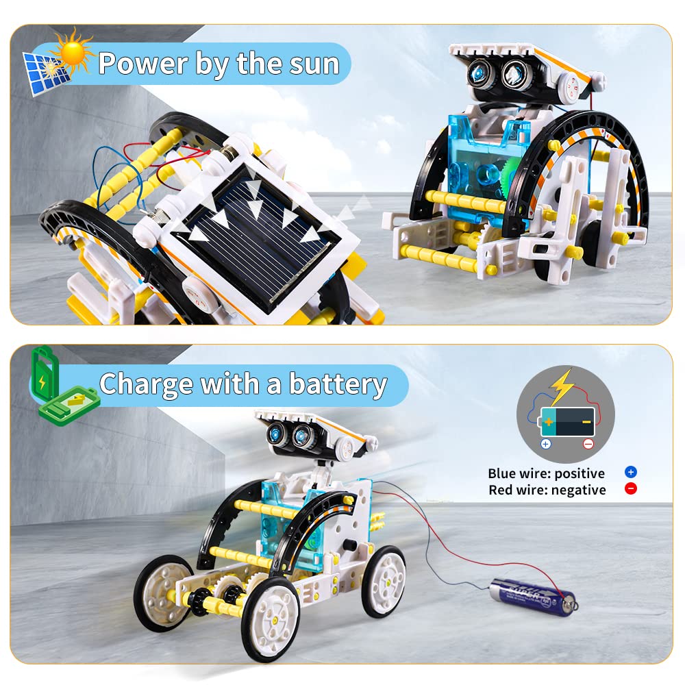 STEM Solar Robot Kit Toys Gifts f