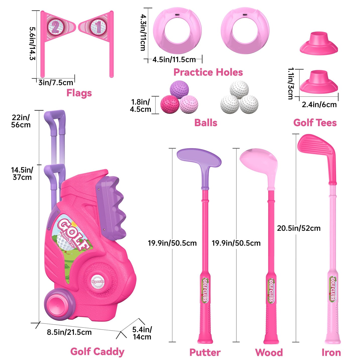 Indoor and Outdoor Golf Toys