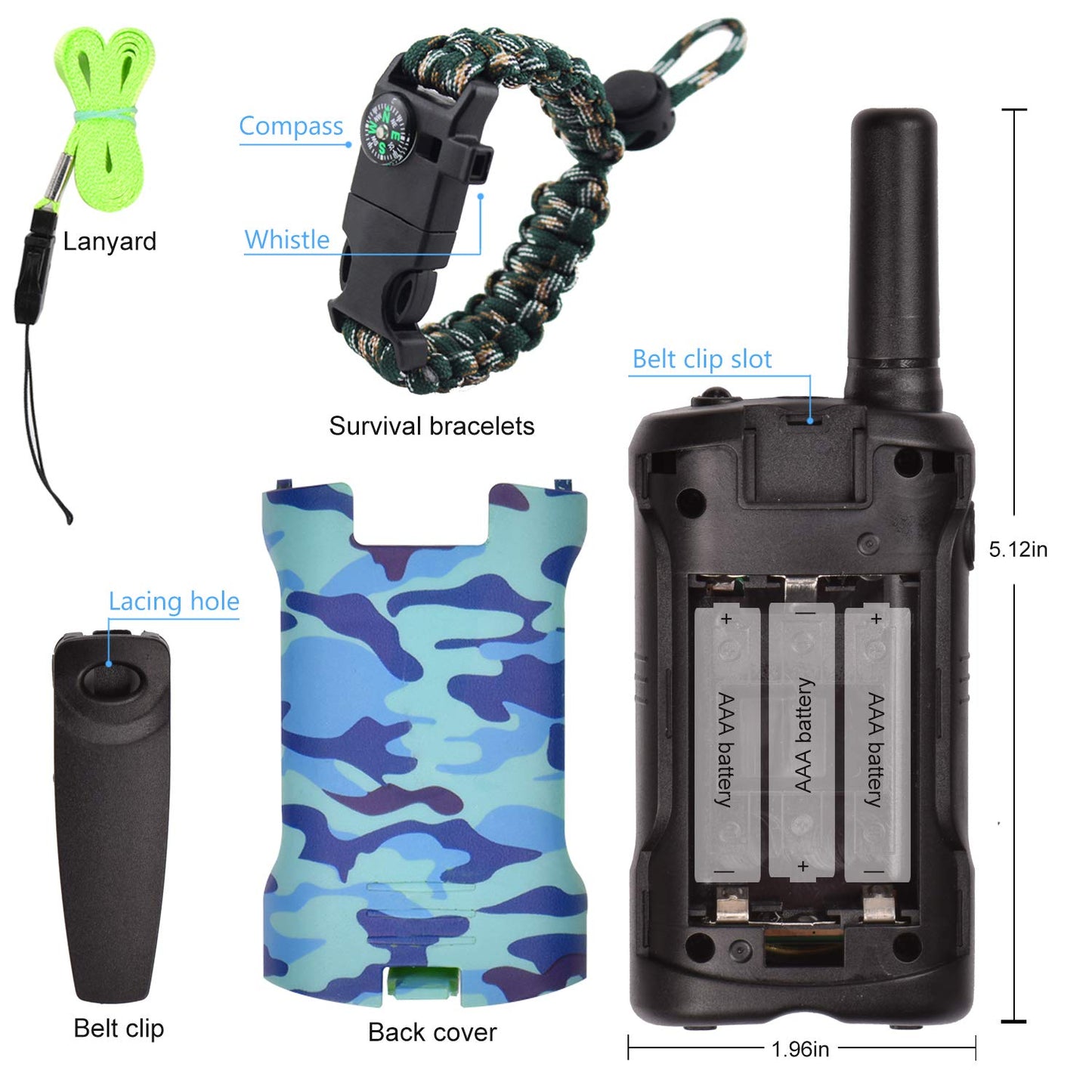 Handheld Walkie Talkies Durable Toy