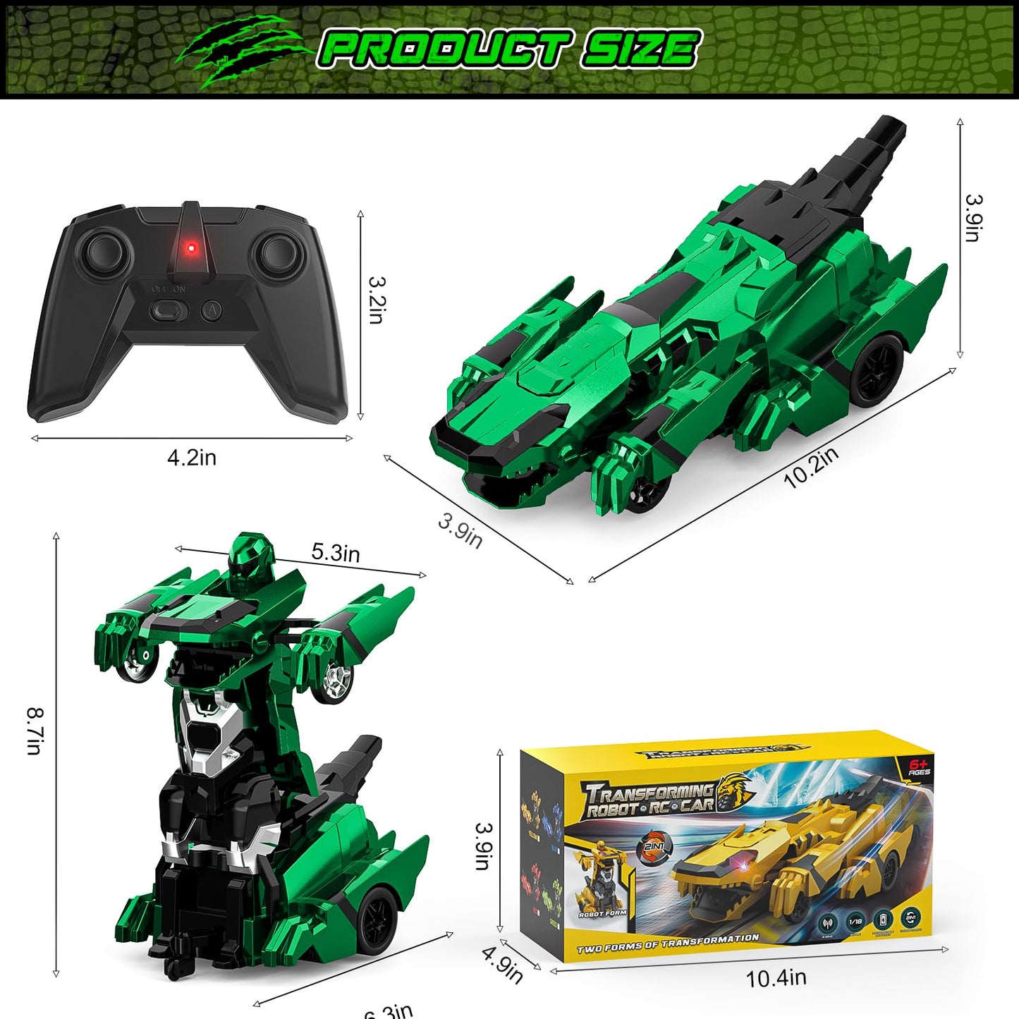 Dinosaur Transform Rc Cars
