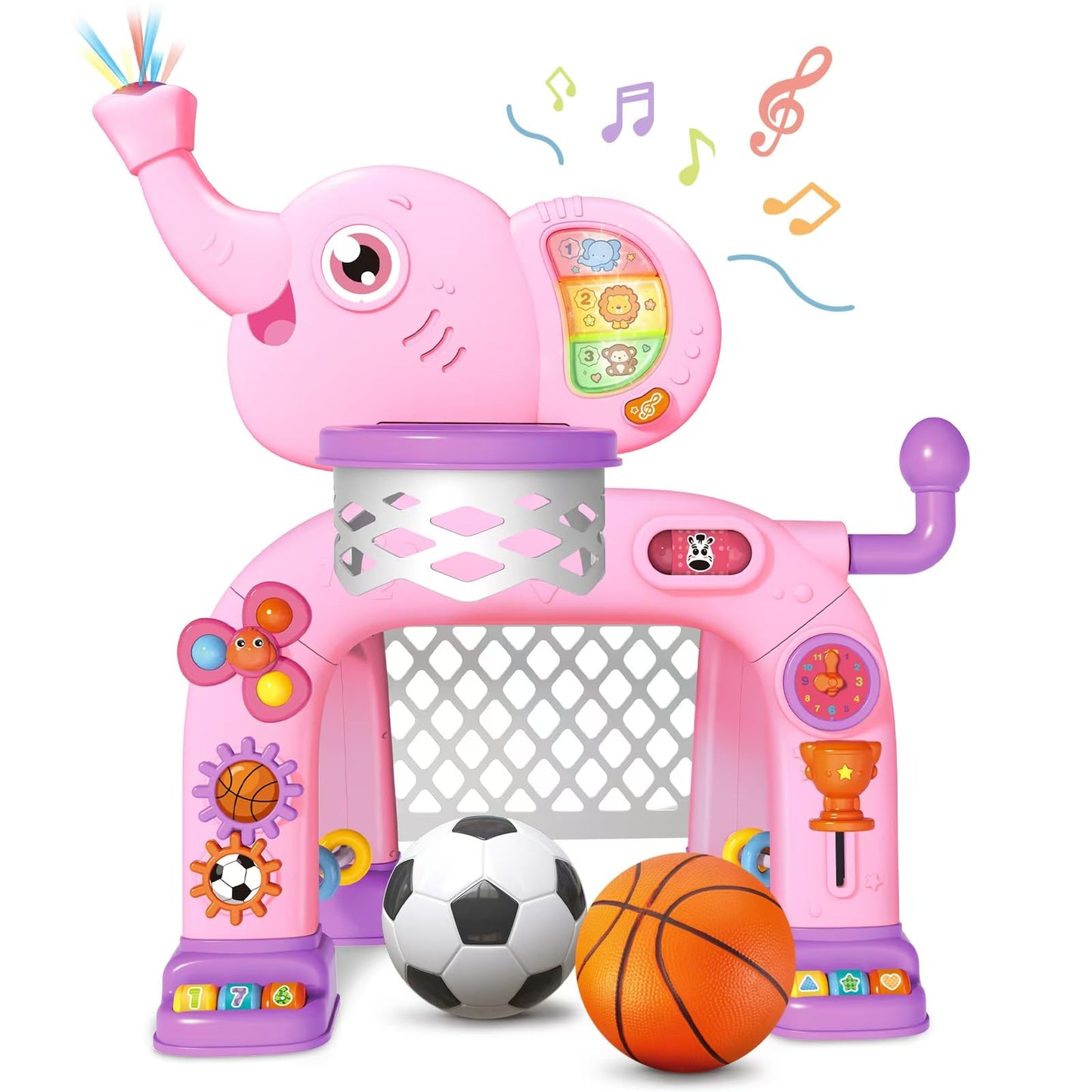 Shemira Toddler Basketball Hoop & Soccer