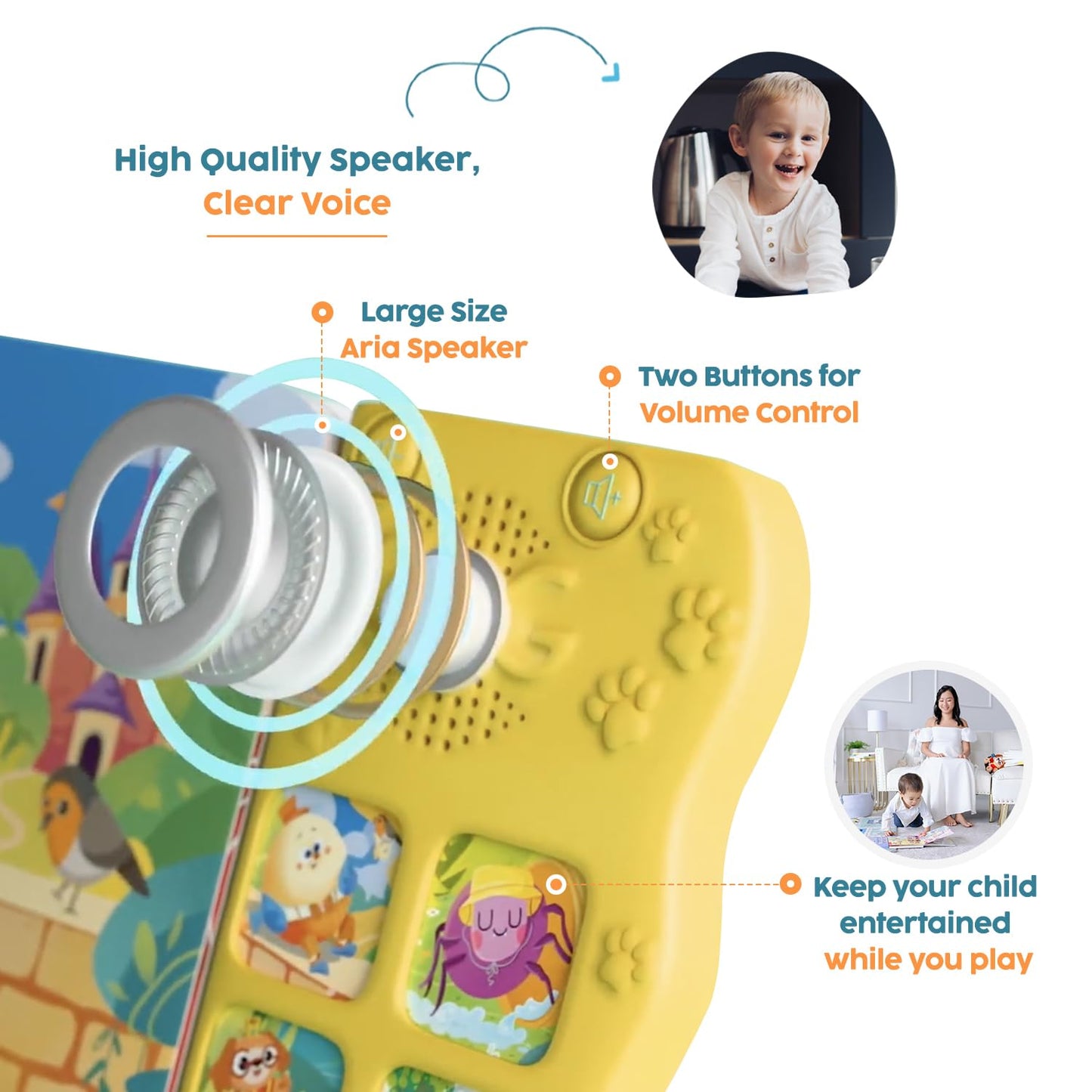 GO GO Creative Nursery Rhymes: Nursery Rhyme Books, Sound Books, 9 Songs, Musical Books for Toddlers 1-3, Talking Books for Toddlers 1-3, Music Books for Toddlers 1-3, Baby Music Book