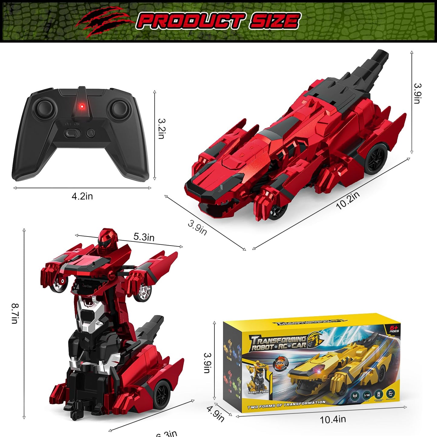 Dinosaur Transform Rc Cars