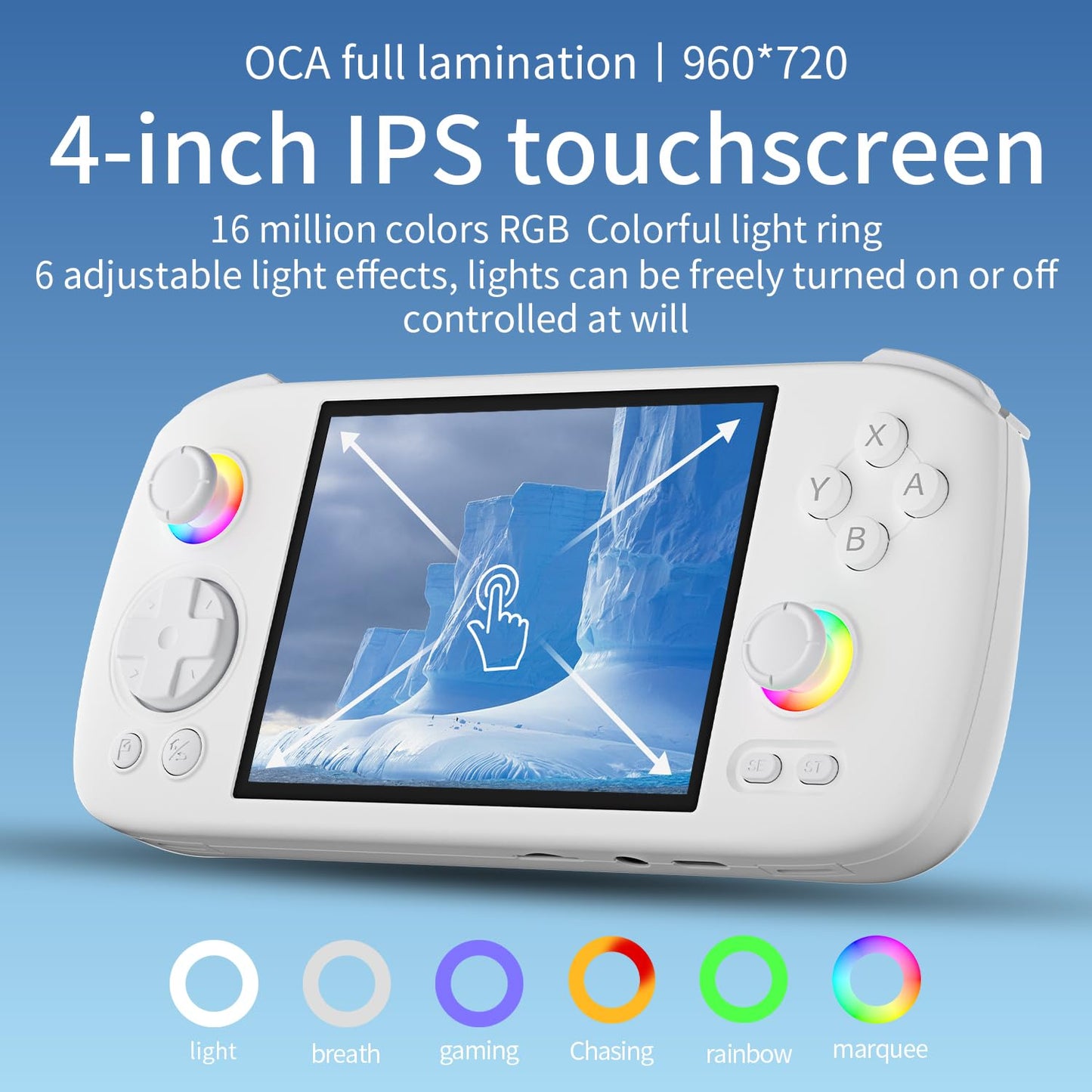 RG 406H Retro Handheld Game Console with 4-inch IPS Screen