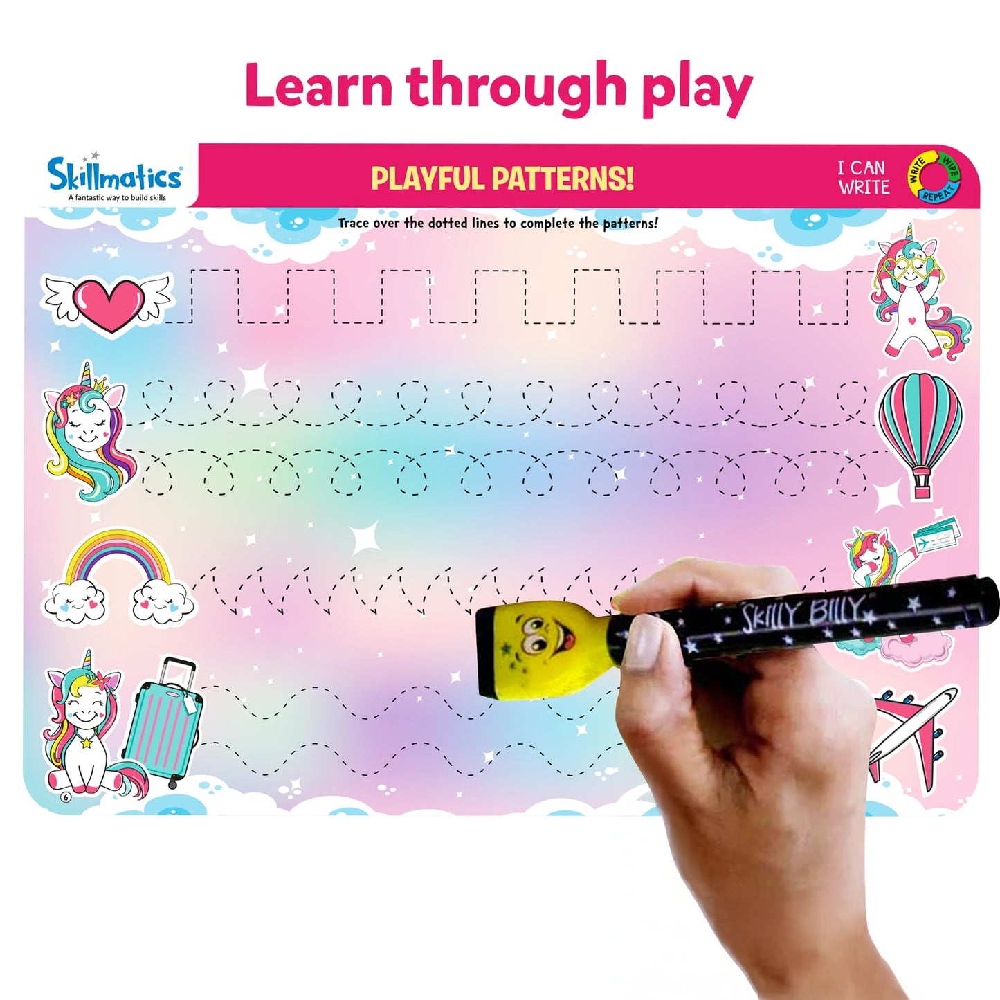 Skillmatics Search and Find Disney Princess Educational Game - Reusable Preschool Learning Activities, Perfect for Toddlers & Kids Who Love Toys, Art & Crafts, Gifts for Boys & Girls Ages 3, 4, 5, 6