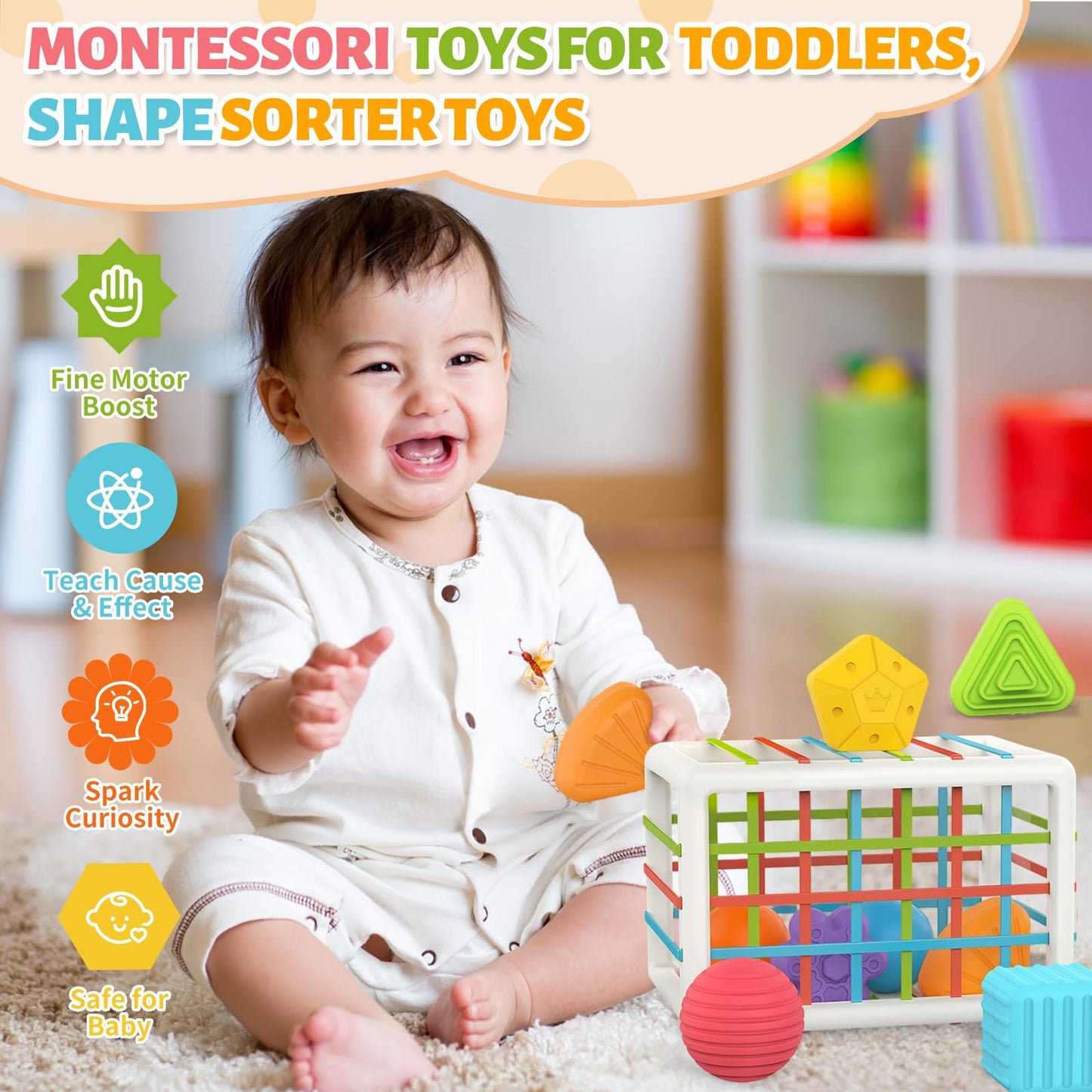 Multi Sensory Shape Montessori Toys